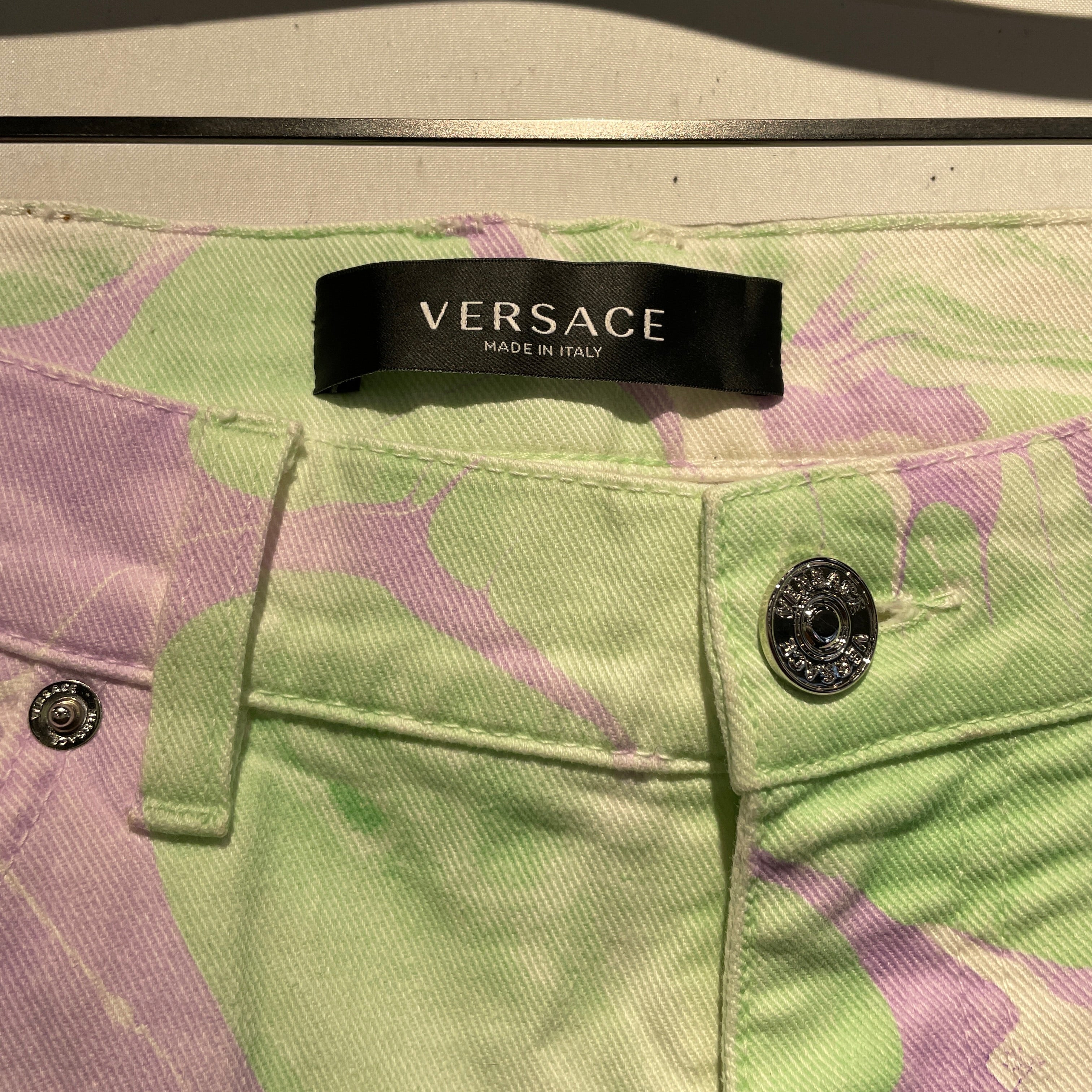 VERSACE/Straight Pants/32/Cotton/MLT/All Over Print/ view 4