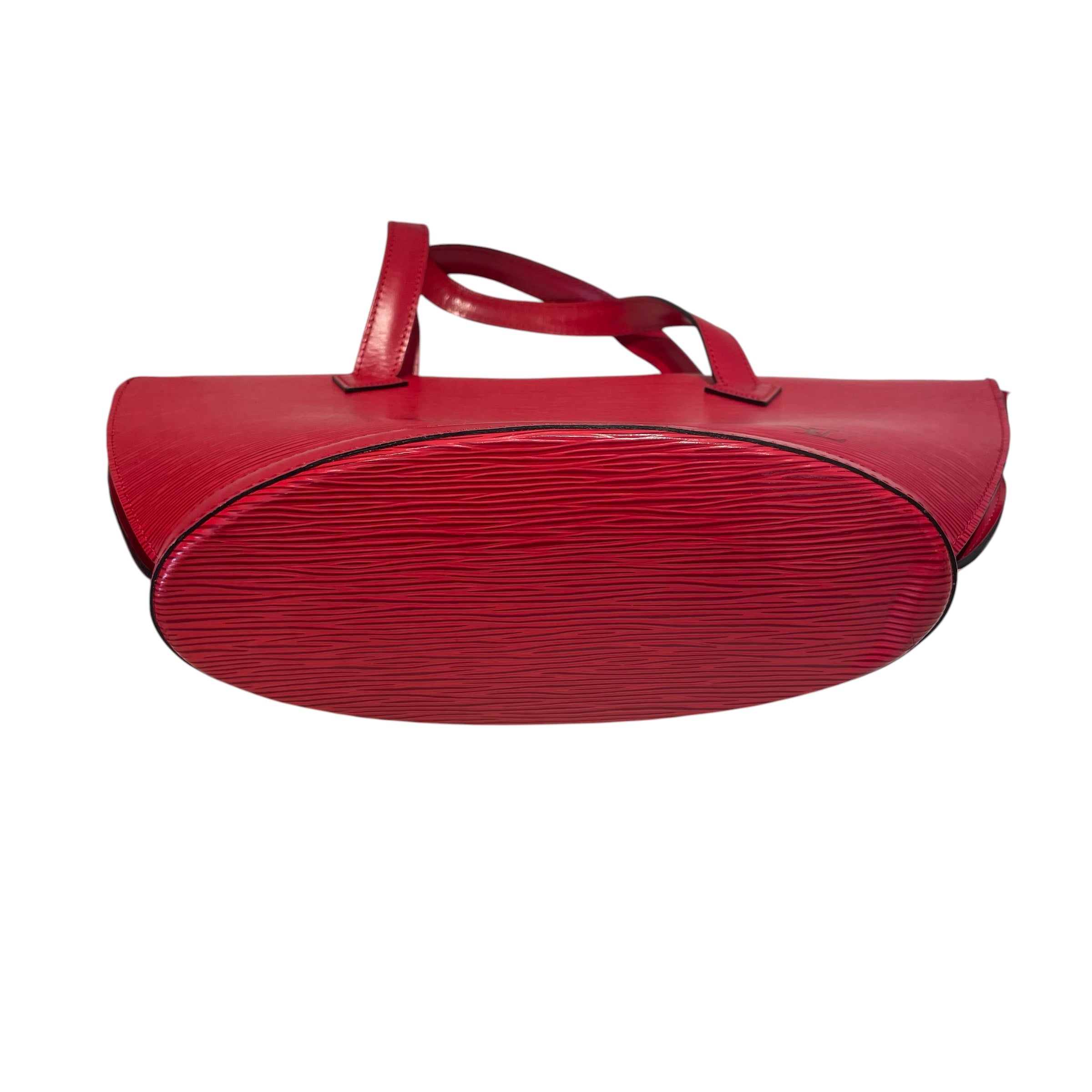 LOUIS VUITTON/Hand Bag/Leather/RED/St Jacques PM view 3