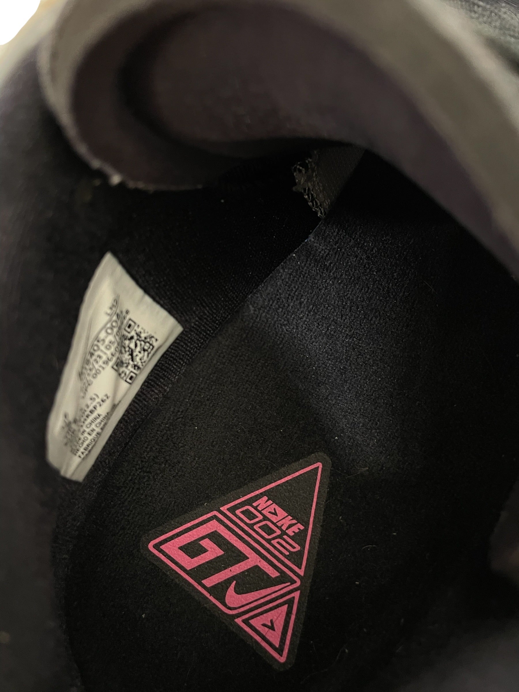 NIKE/Low-Sneakers/US 9/BLK/ZOOM G.T. HUSTLE PINK/BLACK view 6