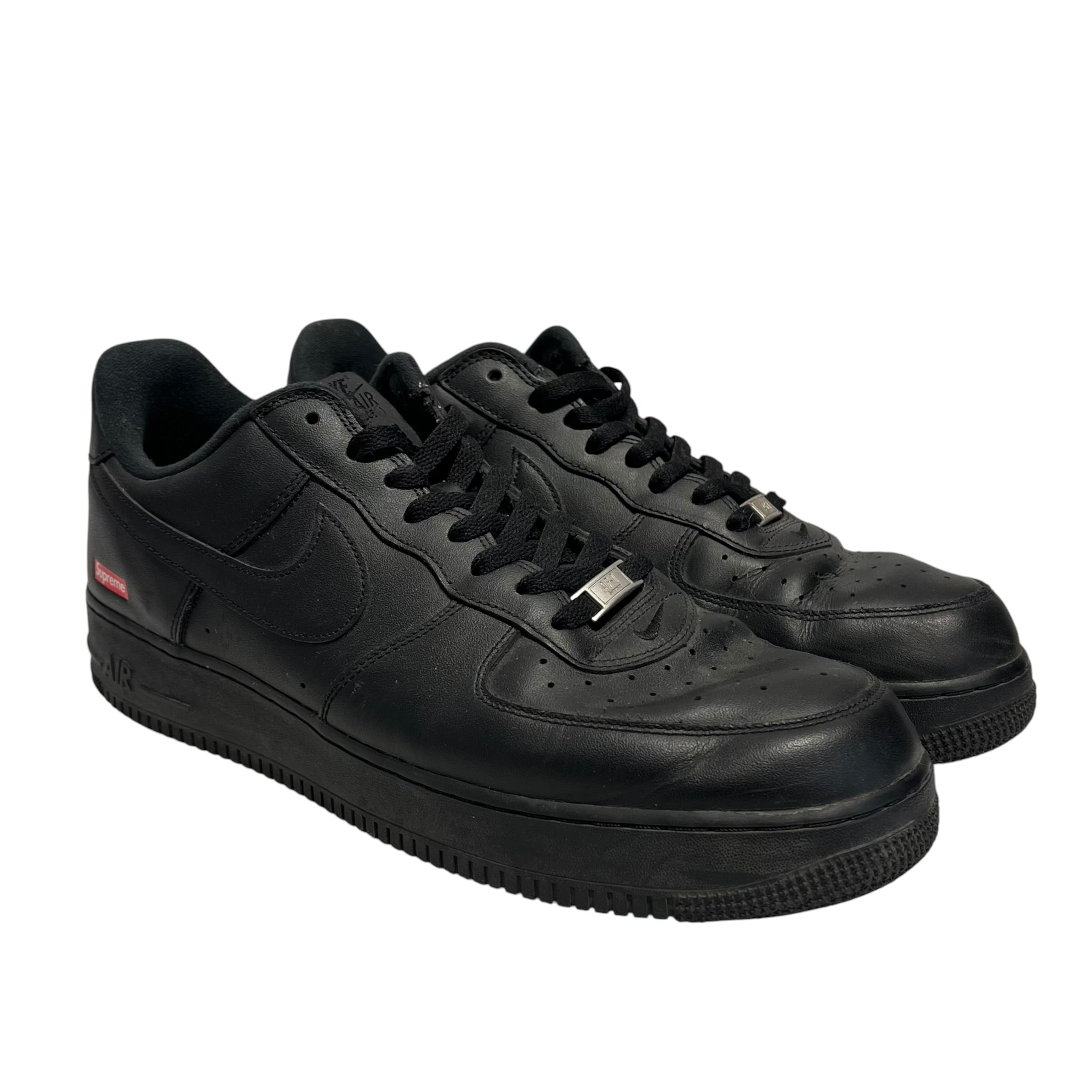 NIKE/AIR FORCE 1 LOW/Low-Sneakers/US 13/Leather/BLK/CU9225-001 view 1