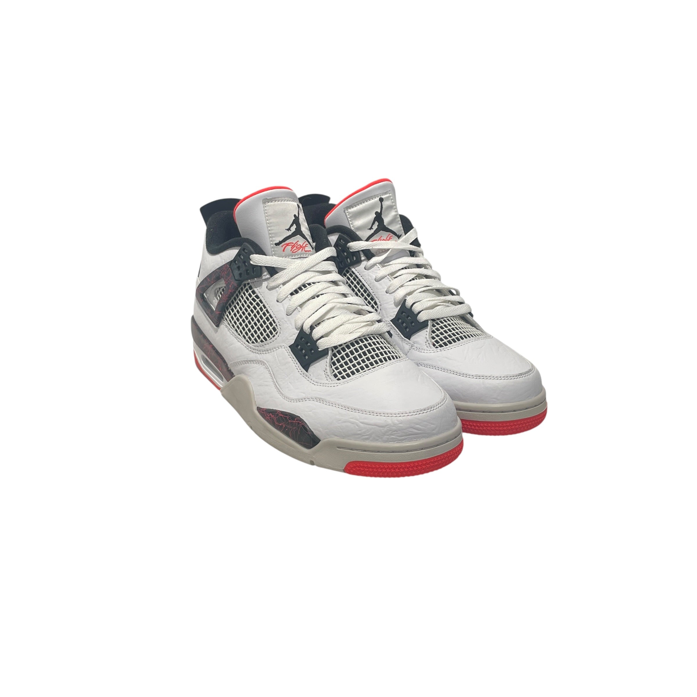 JORDAN BRAND/Low-Sneakers/US 13/Leather/WHT/AIR JORSAN 4 RETRO FLIGHT NOST view 1