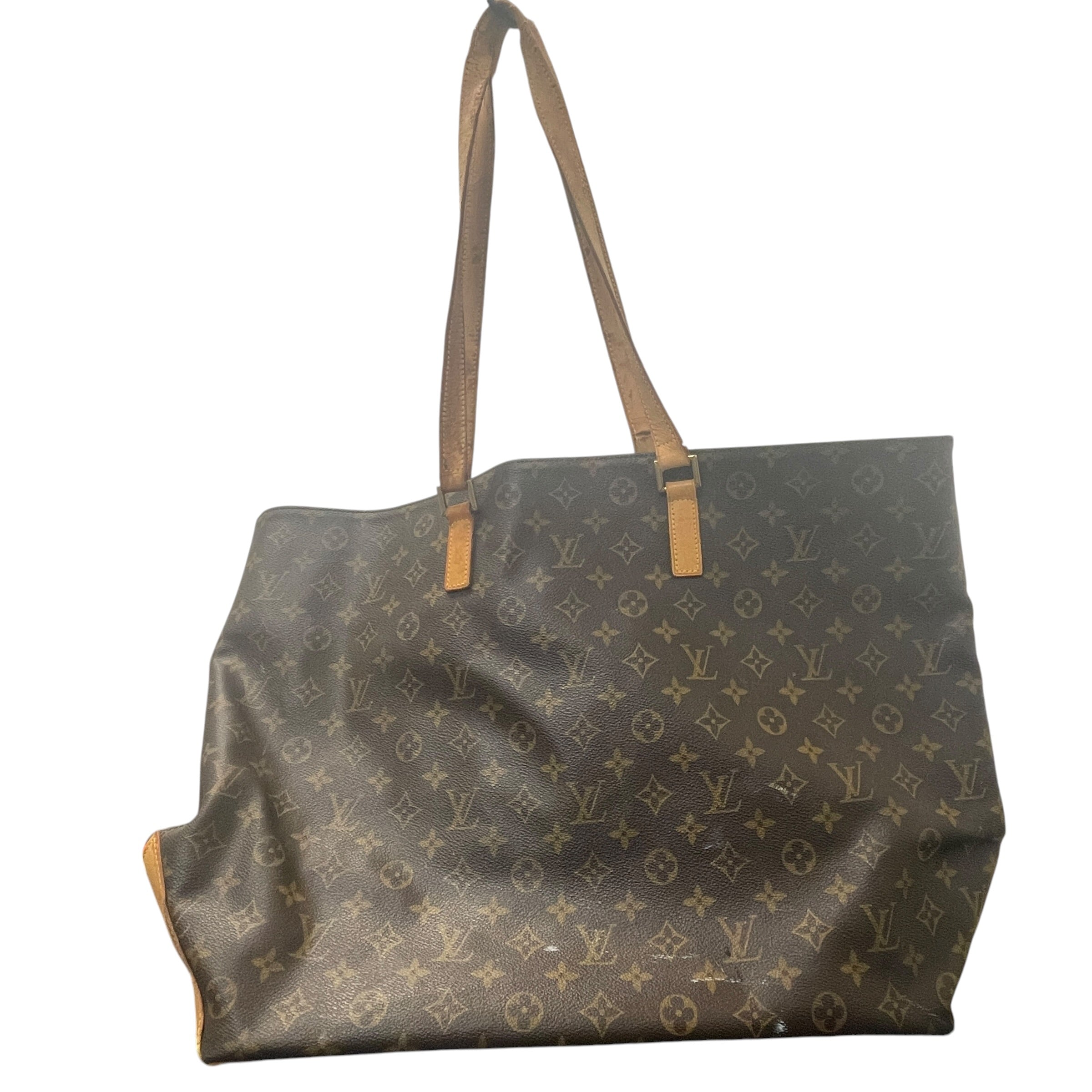 LOUIS VUITTON/Tote Bag/Monogram/Leather/BRW/cabas alto tote view 1