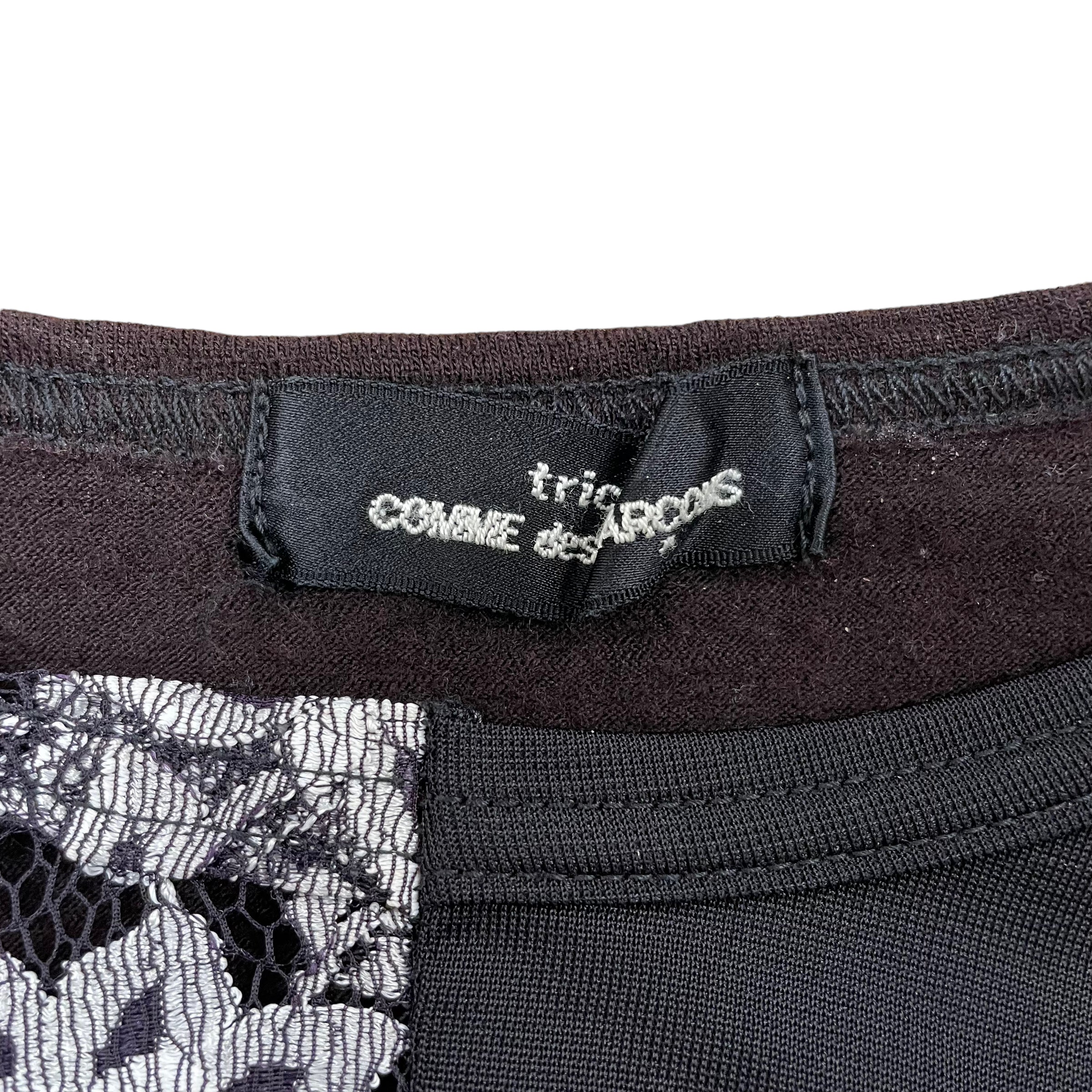tricot COMME des GARCONS/LS T-Shirt/Brown/Wool/All Over Print/TT-040480/TT-040480 view 3