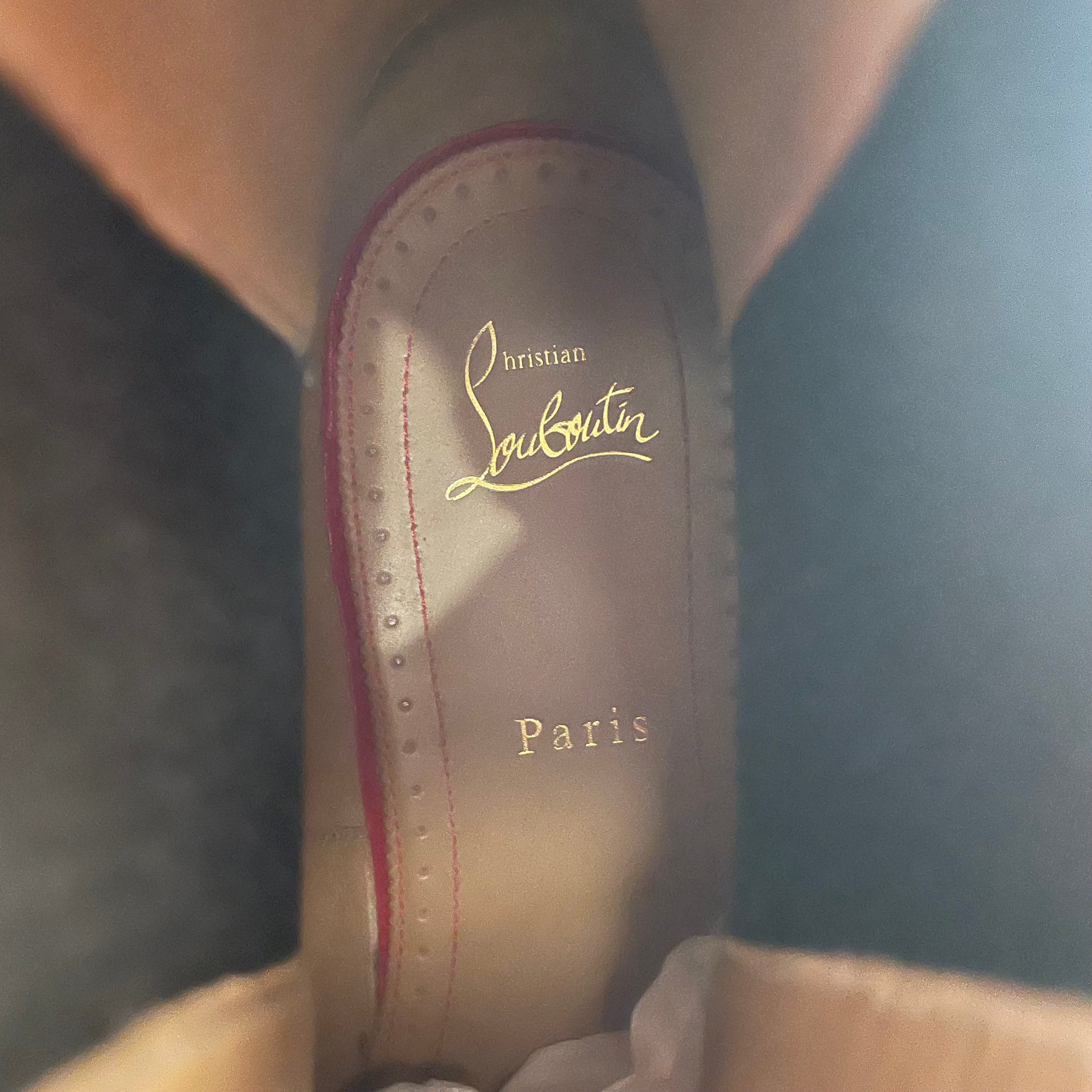 Christian Louboutin/Boots/EU 43/Leather/BLK/ view 3