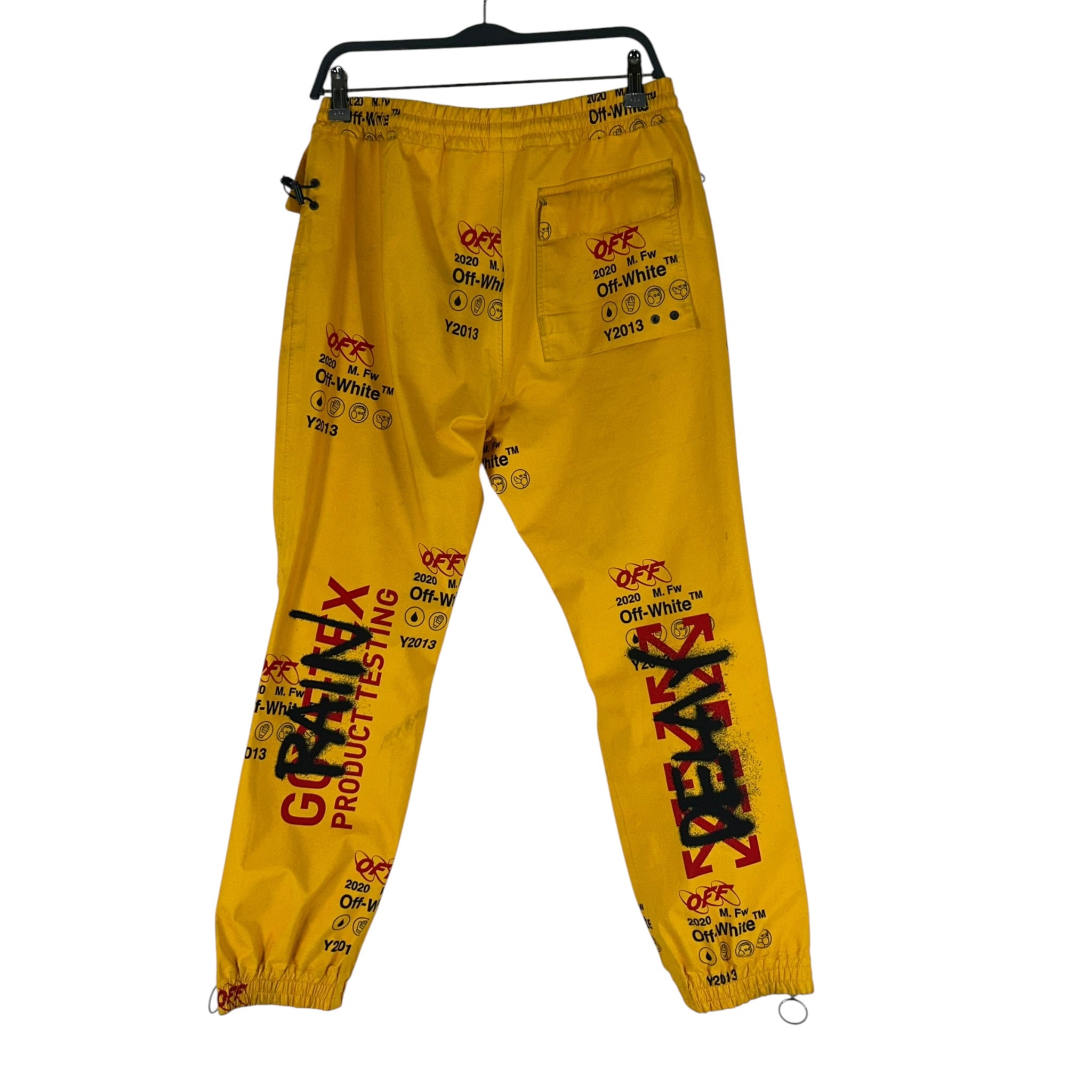 OFF-WHITE/Pants/M/Polyester/ORN/All Over Print/ view 2