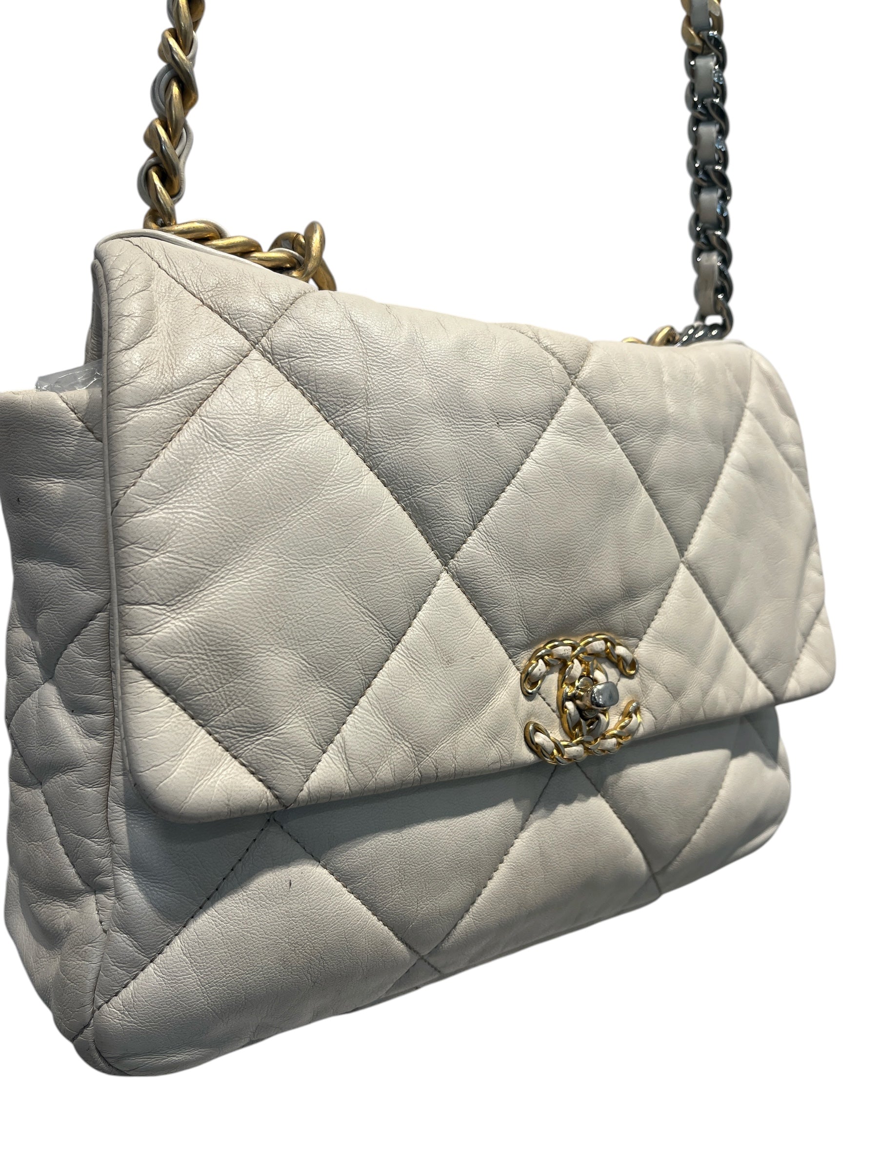 CHANEL/Hand Bag/Leather/CRM/Chanel 19 view 6
