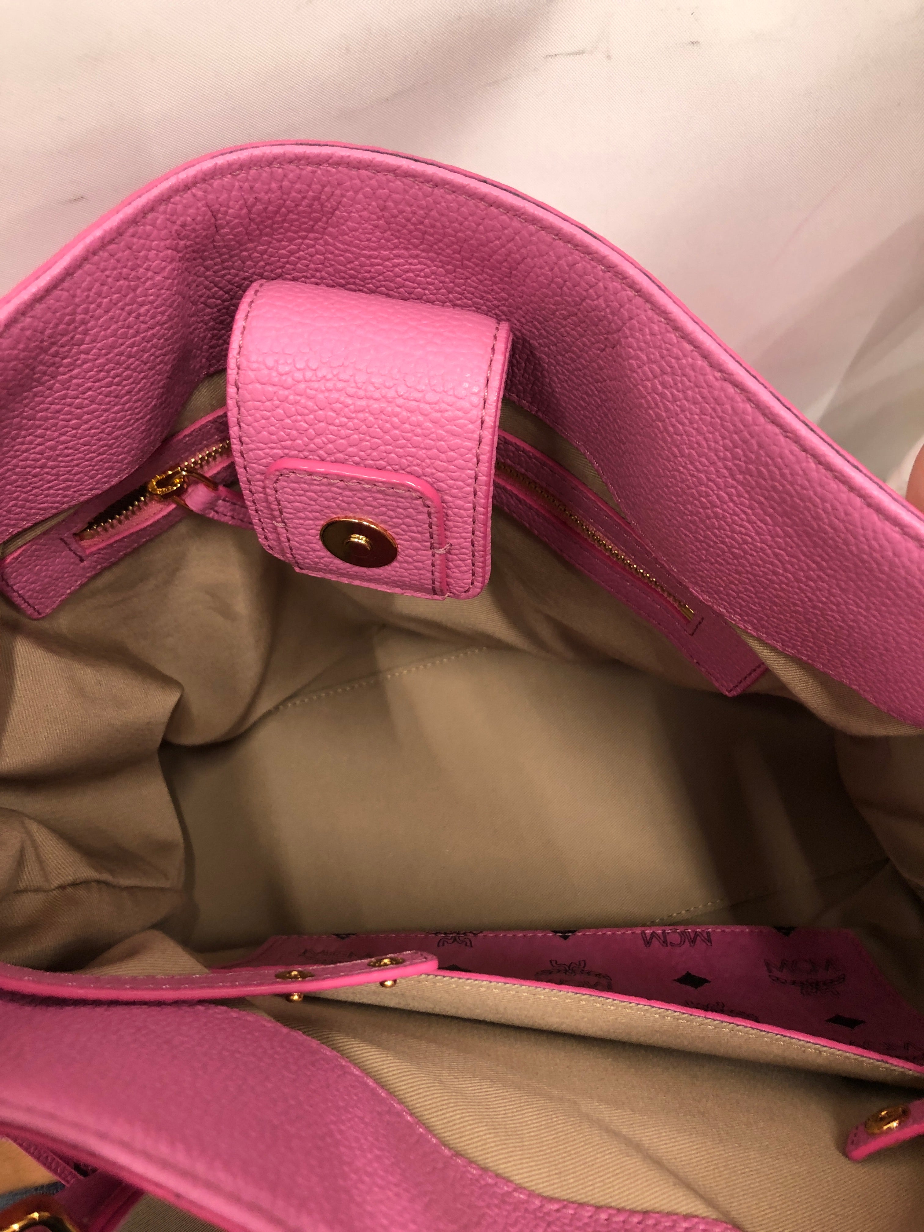 MCM/Tote Bag/Monogram/Leather/PNK/VISETOS CORINA SHOULDER BAG view 5