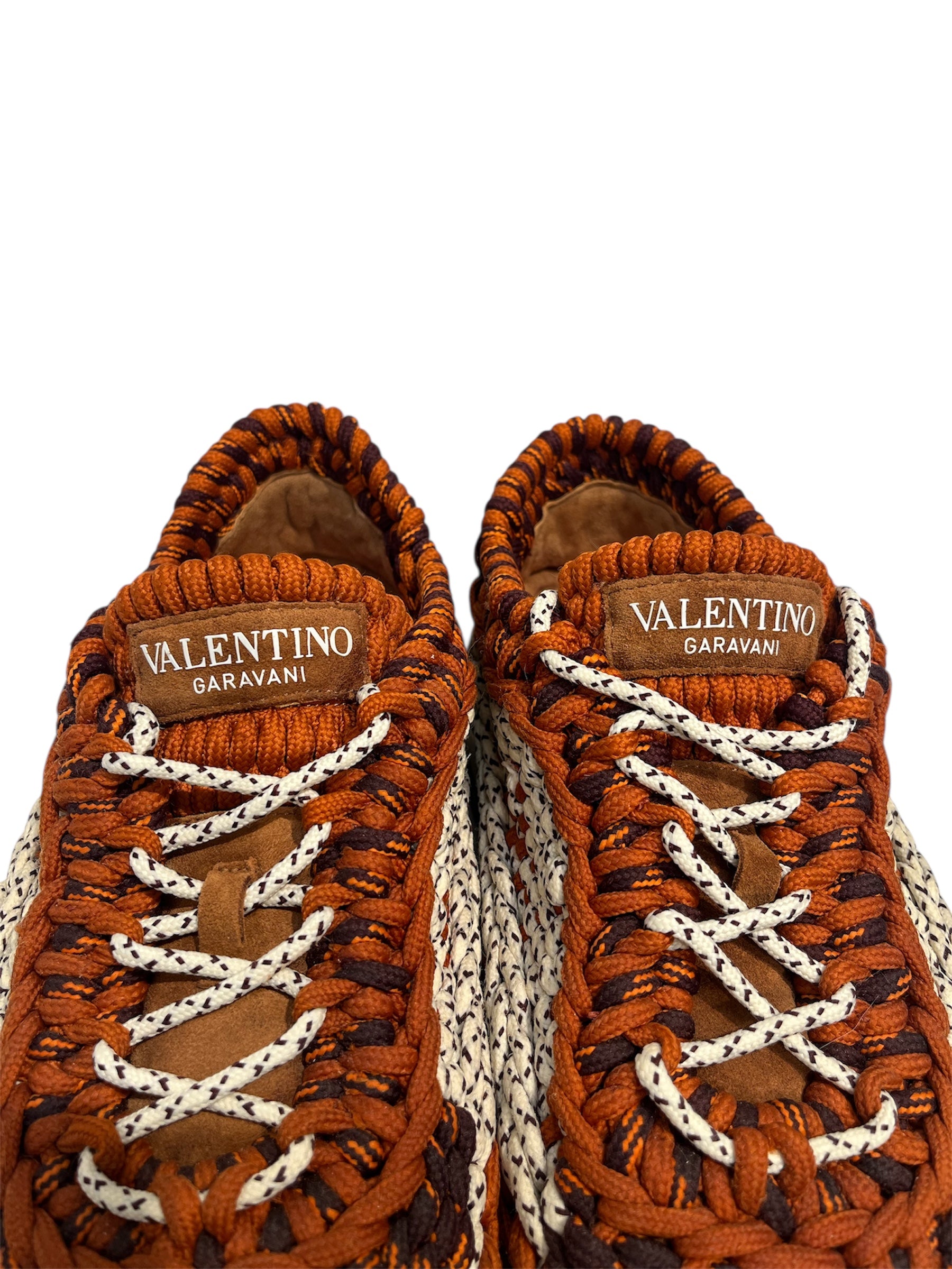 VALENTINO GARAVANI/Low-Sneakers/EU 41/ORN/paracord red org view 5