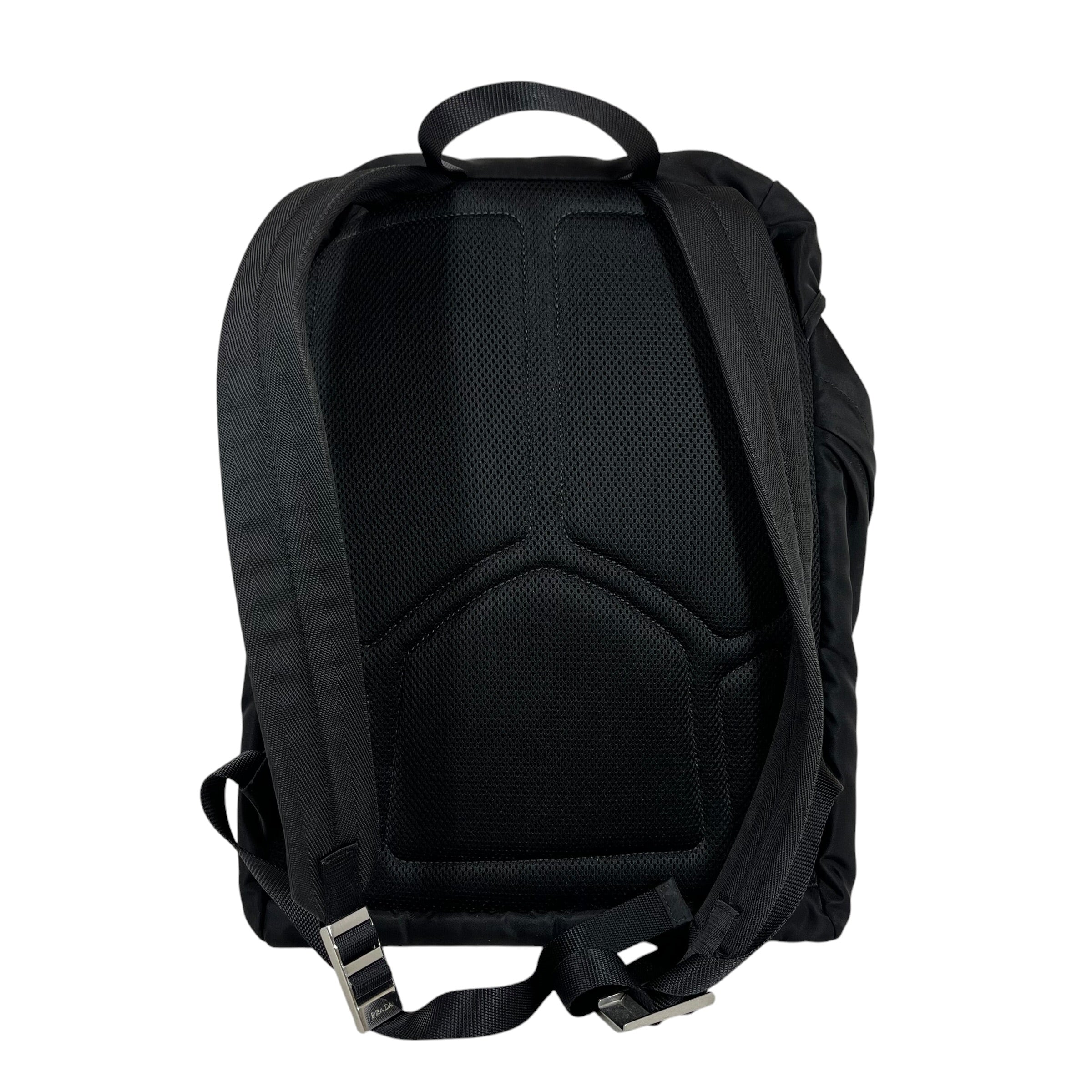 PRADA/Backpack/Nylon/BLK/NYLON CINCH BACKPACK view 2