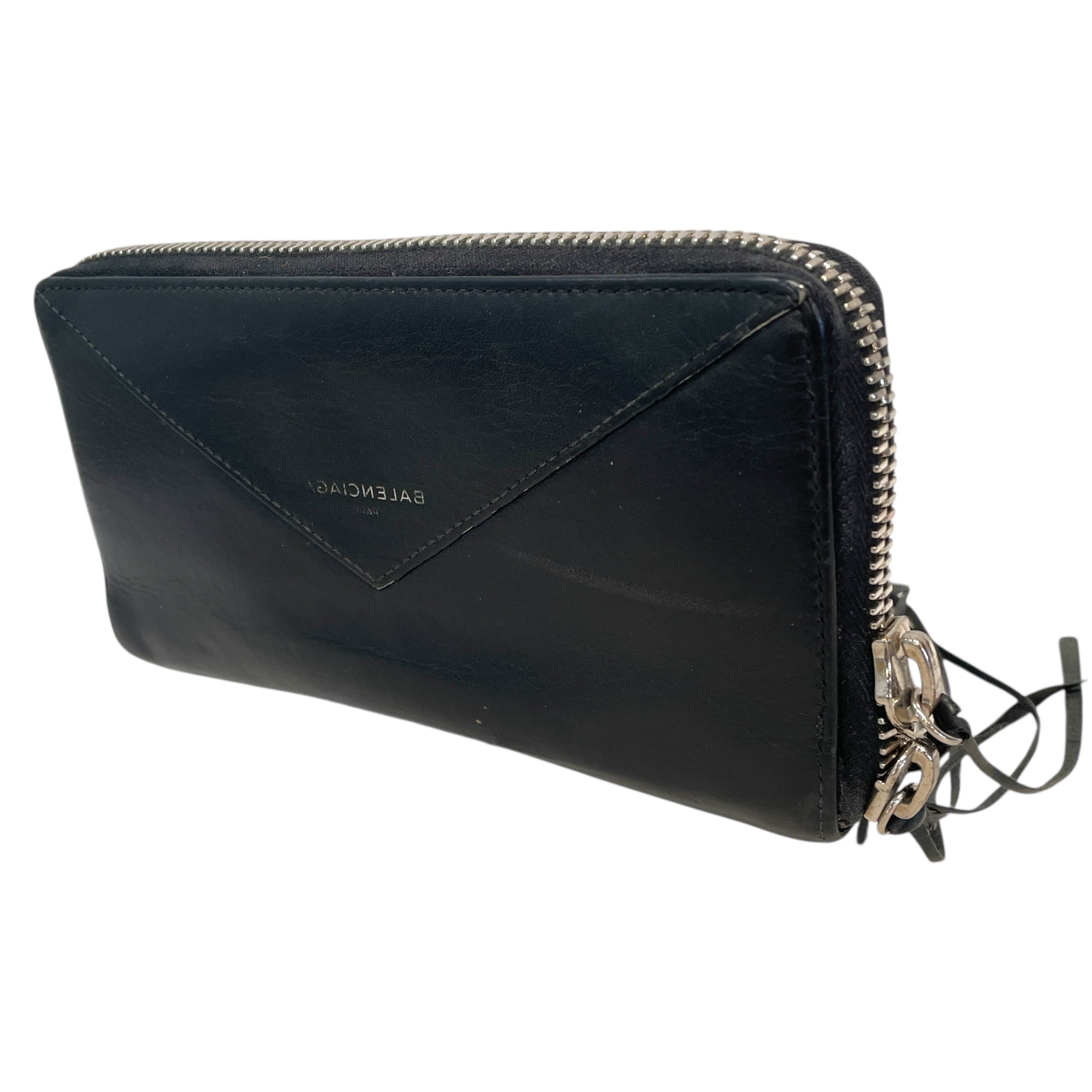 BALENCIAGA/Wallet/Leather/BLK/2016 Zip Around view 1