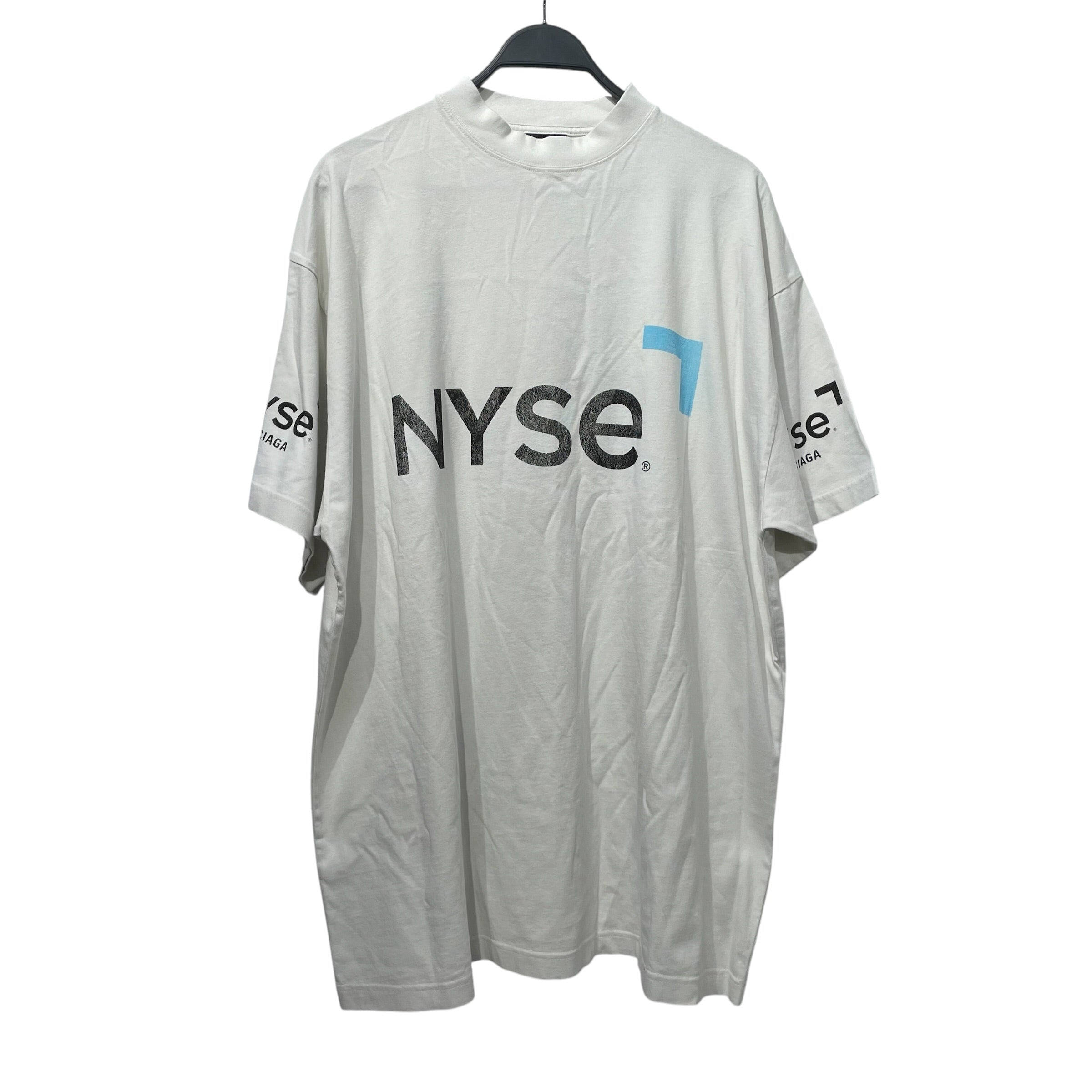 BALENCIAGA/T-Shirt/3/Cotton/CRM/2022 NYSE view 1
