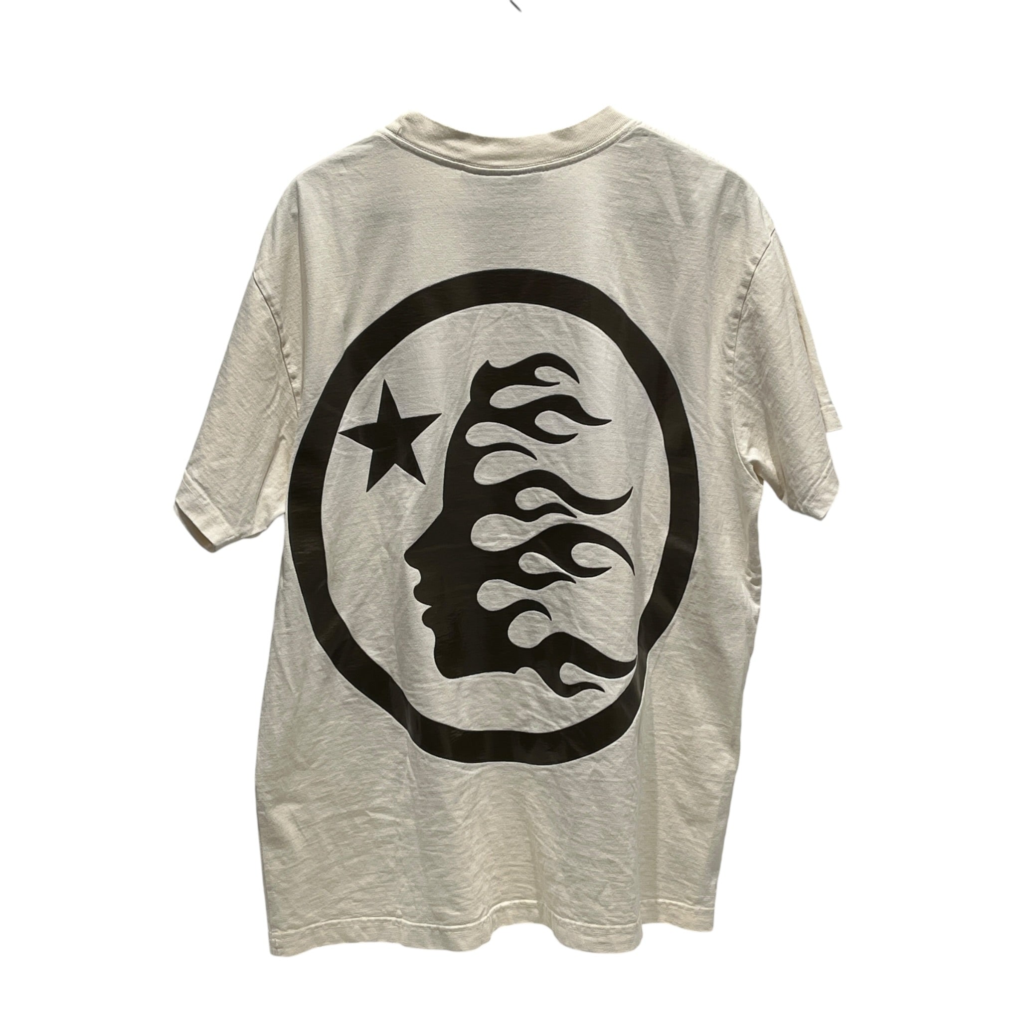 HELLSTAR/T-Shirt/L/Cotton/WHT/CLASSIC LOGO view 2