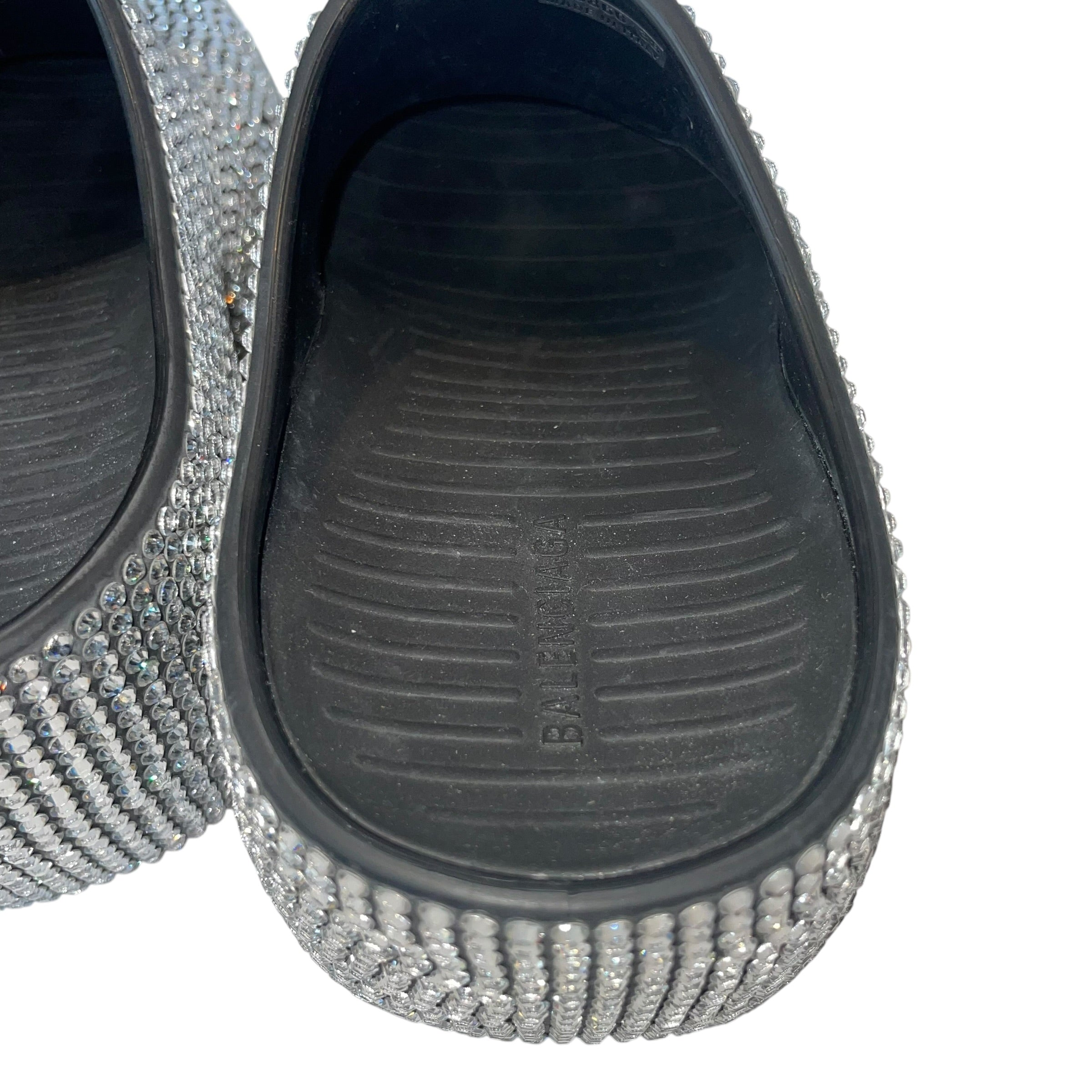 BALENCIAGA/Shoes/EU 38/Glitter/SLV/gem techno clogs view 4