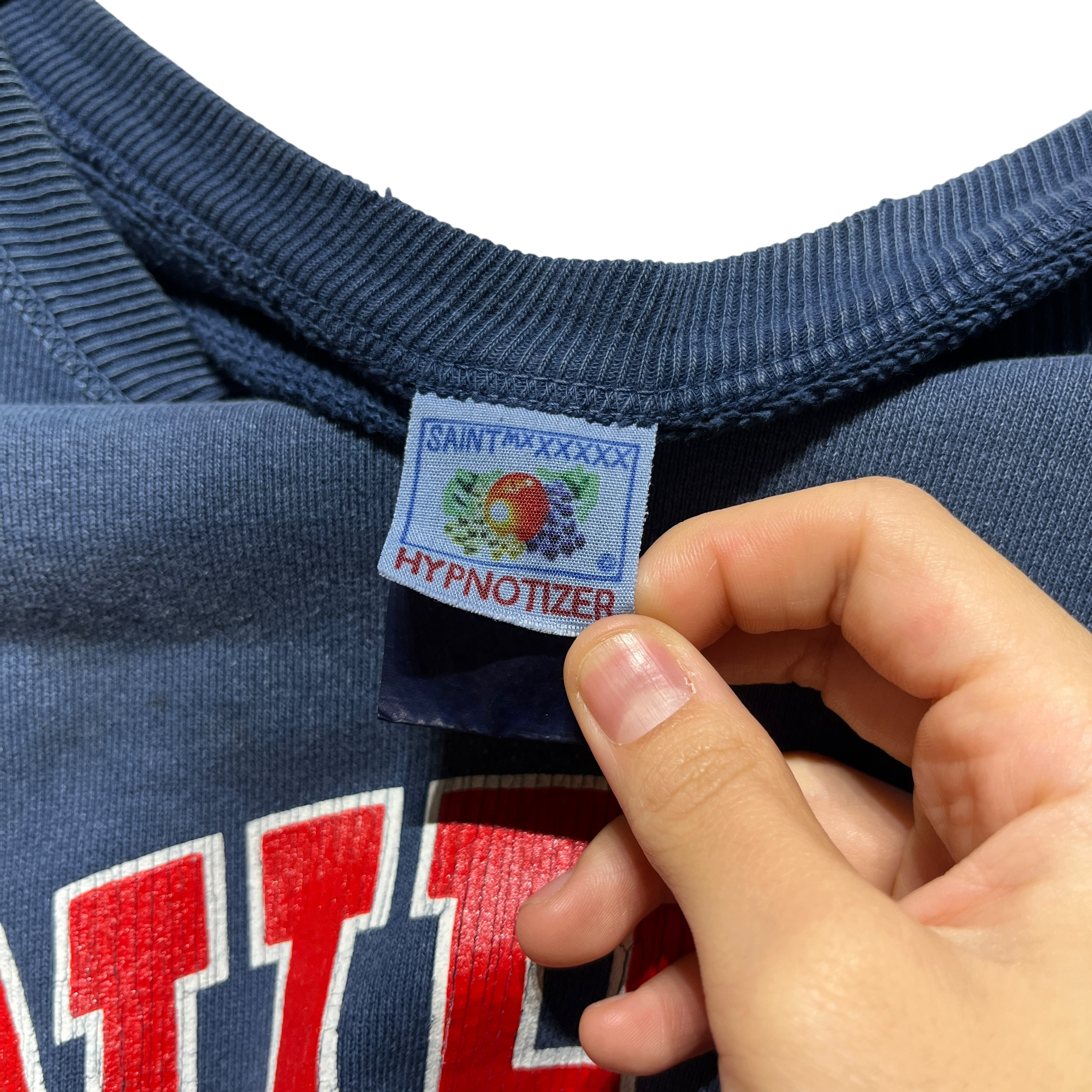 SAINT MICHAEL/Sweatshirt/L/Cotton/NVY/UNIFIED OBLIVIAN view 3