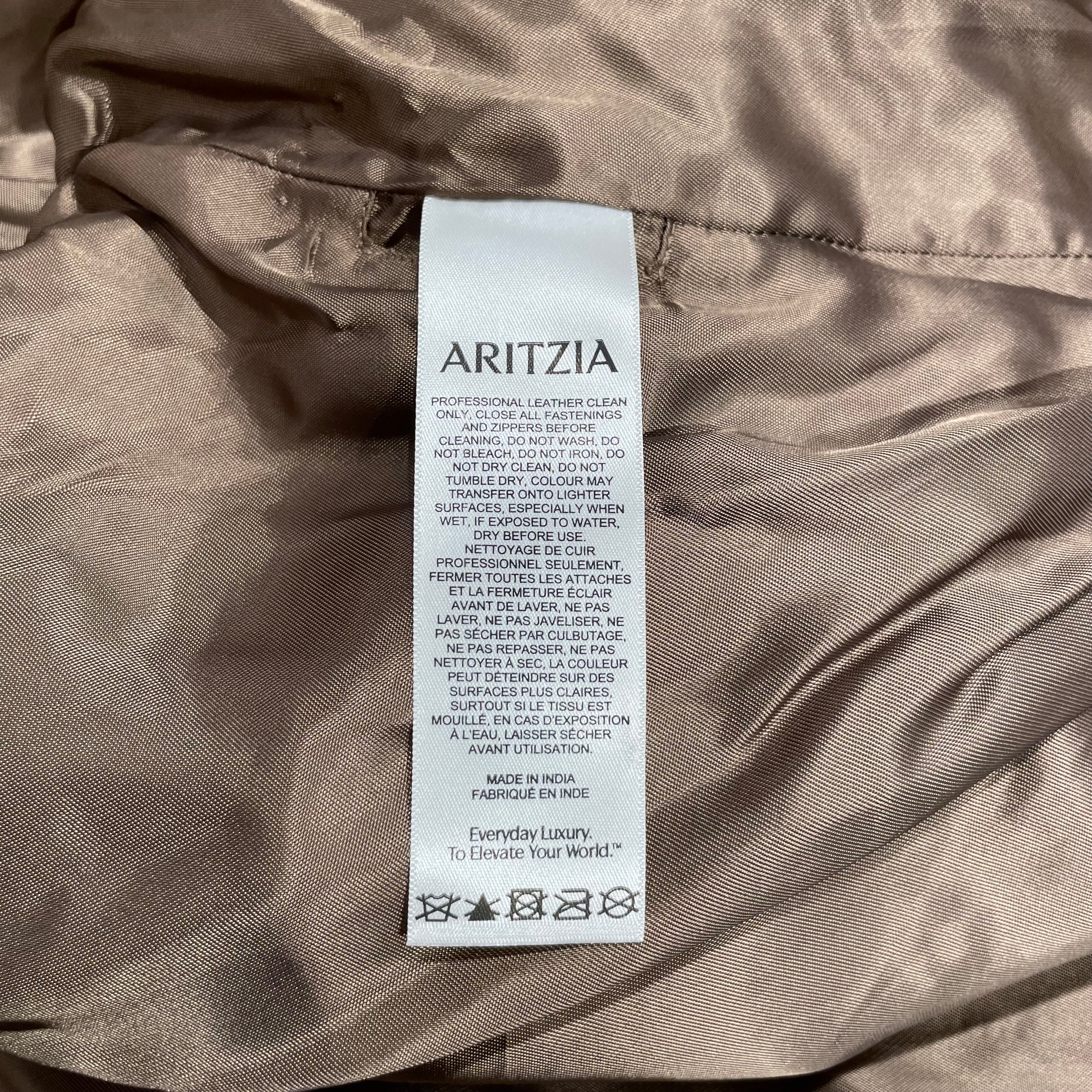 ARITZIA/Jacket/S/BRW/brown suede jacket view 4