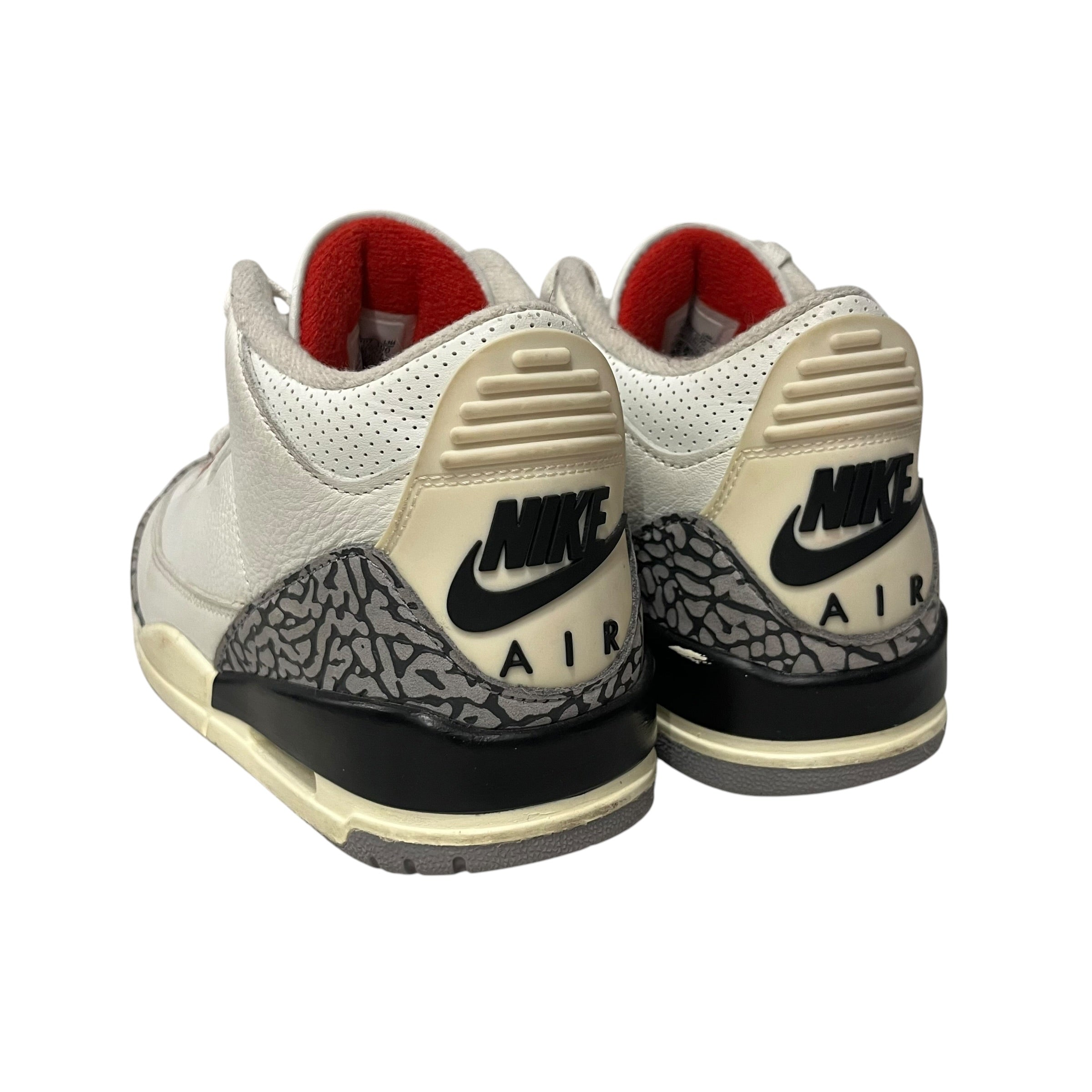 JORDAN BRAND/Low-Sneakers/US 6/Leather/WHT/3 white cement view 2