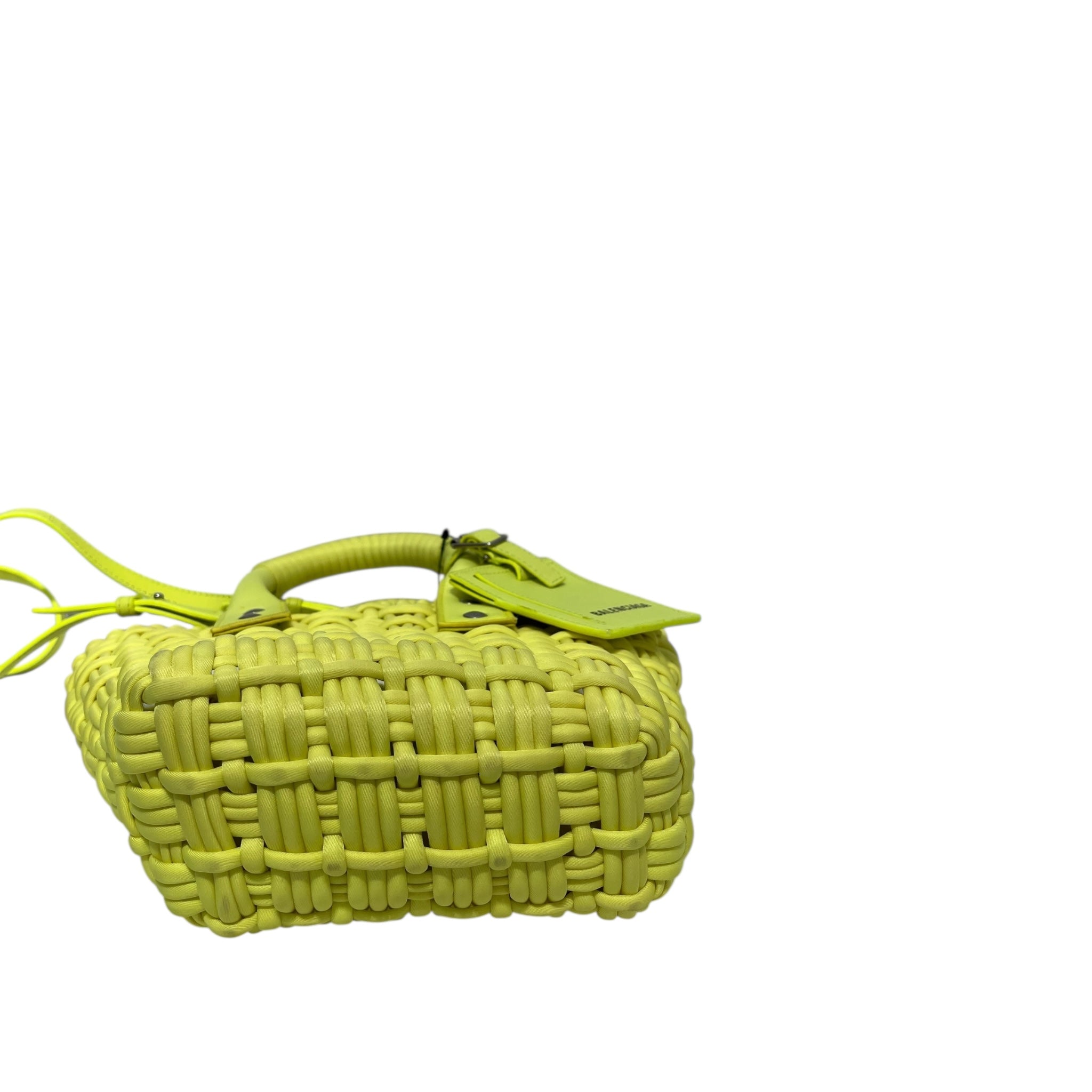 BALENCIAGA/Hand Bag/OS/Acrylic/YEL/FLUO YELLOW BISTRO HANDBAG view 5