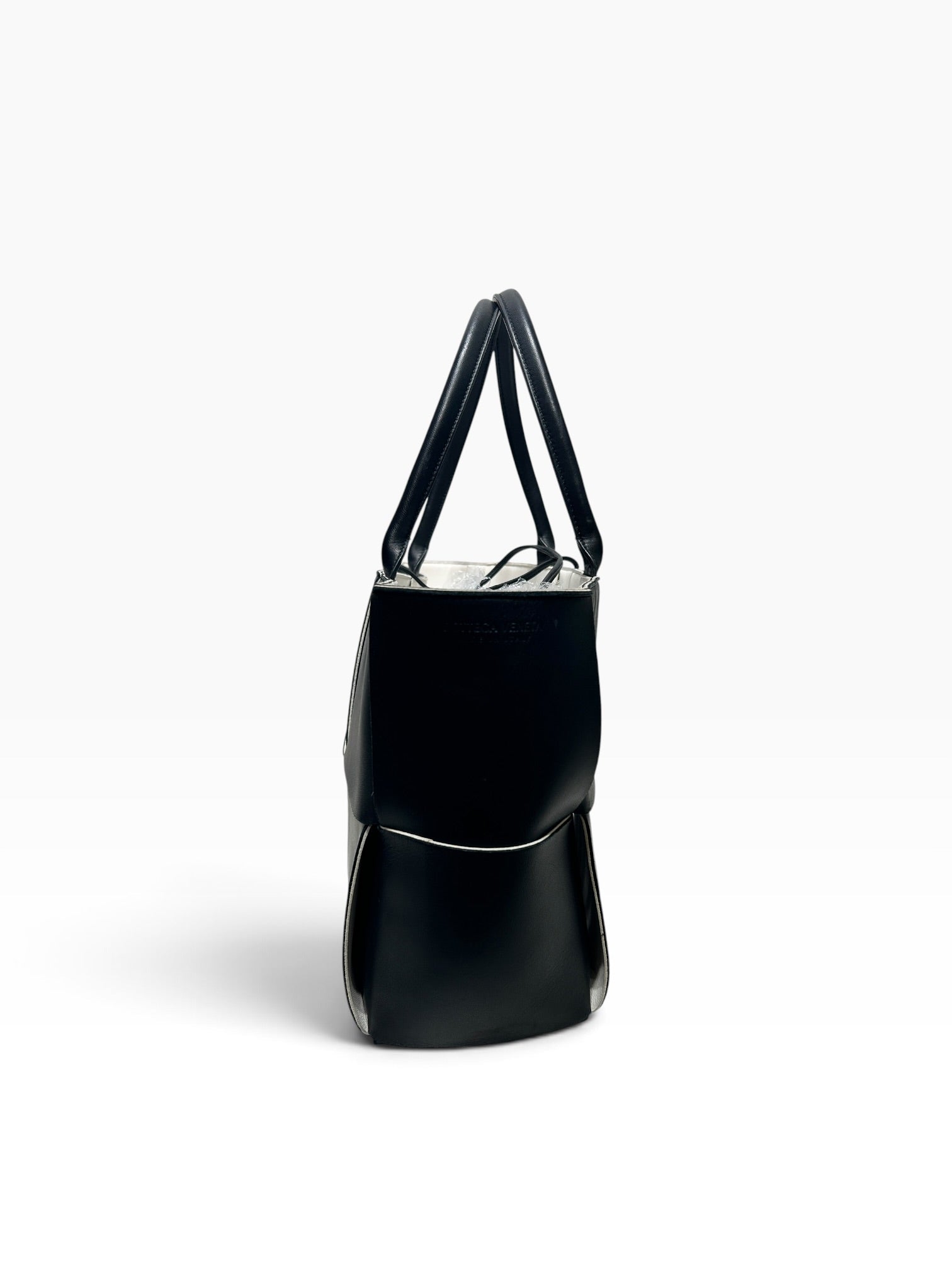 BOTTEGA VENETA/Tote Bag/Leather/BLK/ARCO WOVEN SHOULDER TOTE view 7