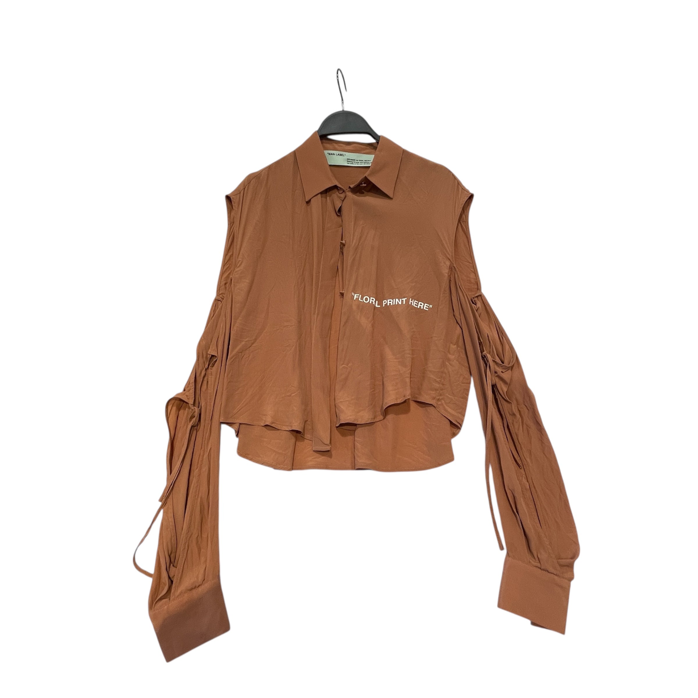 OFF-WHITE/T-Shirt/M/Cotton/BRW/Graphic/Lawn Shirt view 1