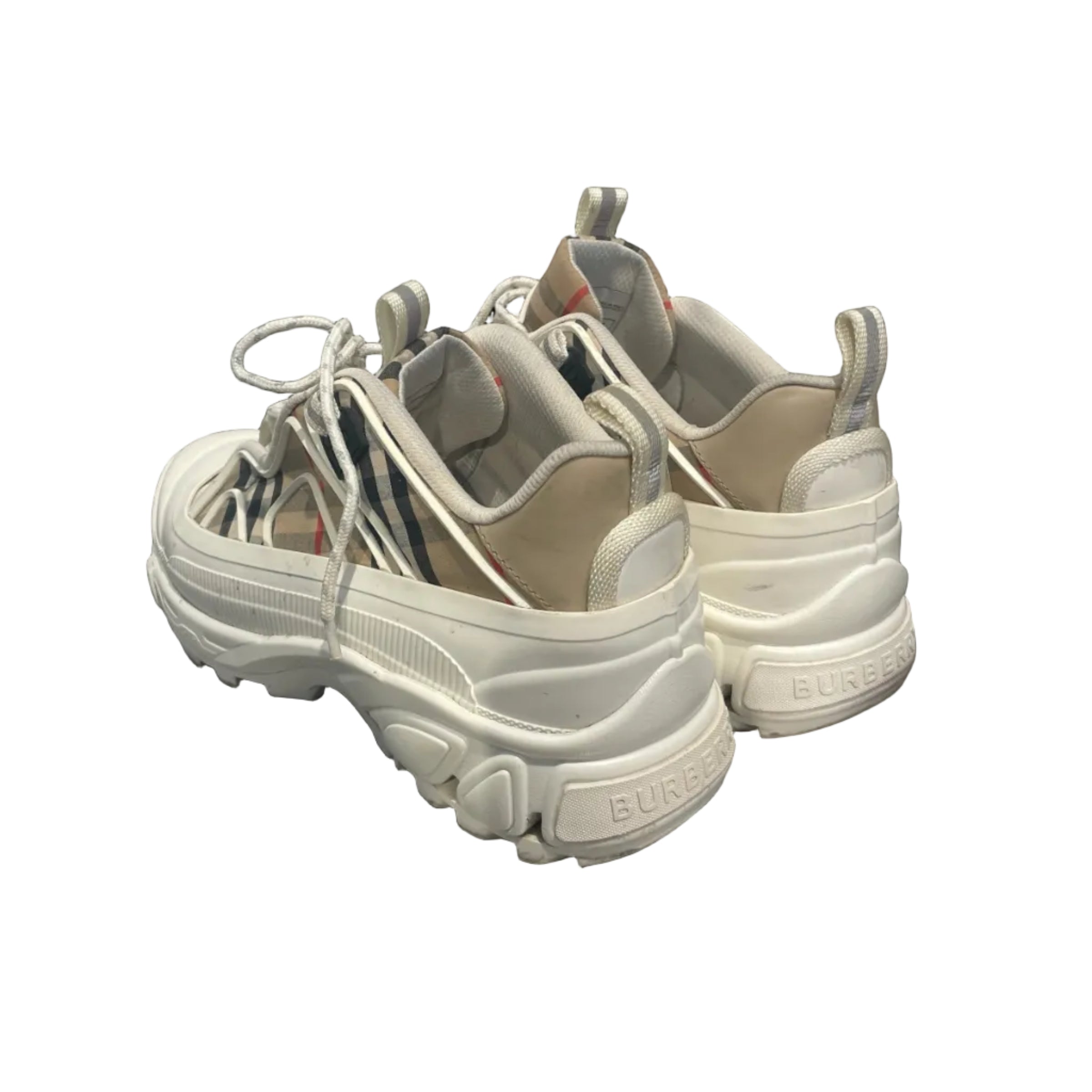BURBERRY/Low-Sneakers/US 10/Stripe/MLT/Arthur Cloth Low view 2