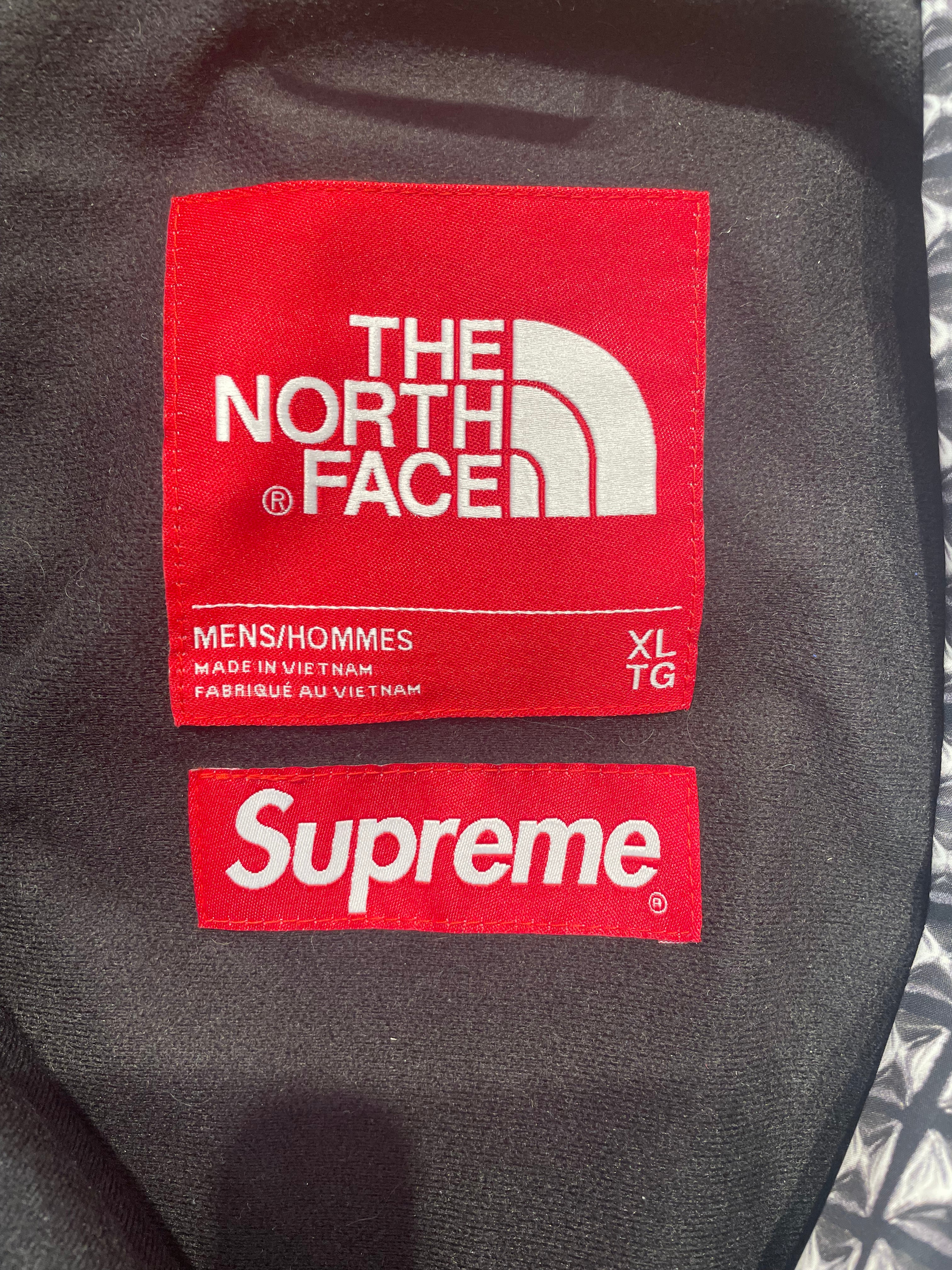 Supreme/Windbreaker/XL/Nylon/GRY/Single Breasted/All Over Print/NorthFace Studded view 3
