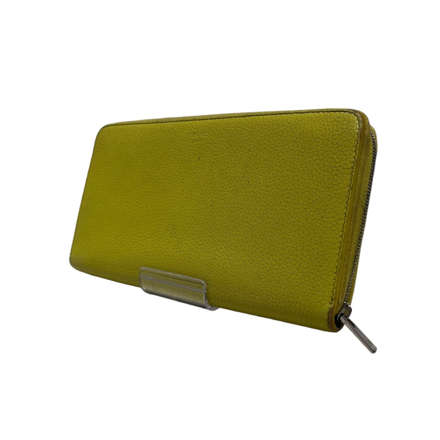 CELINE/Long Wallet/Leather/GRN/ view 2