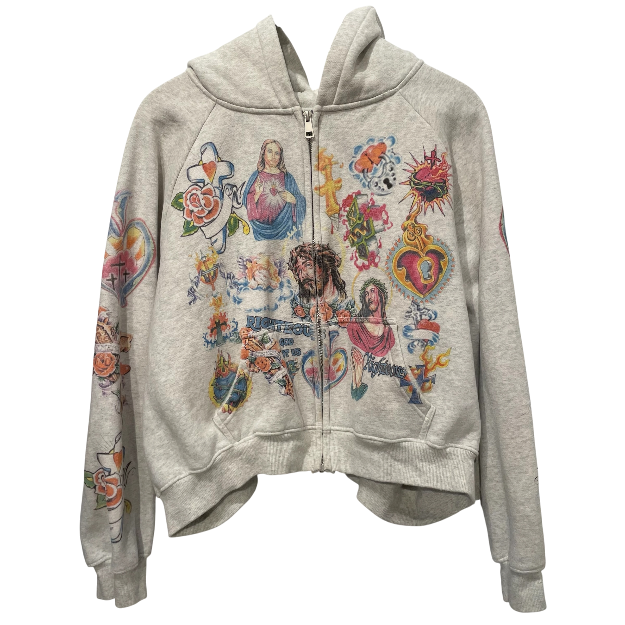 righteous/Hoodie/M/Graphic/Cotton/GRY/ view 1