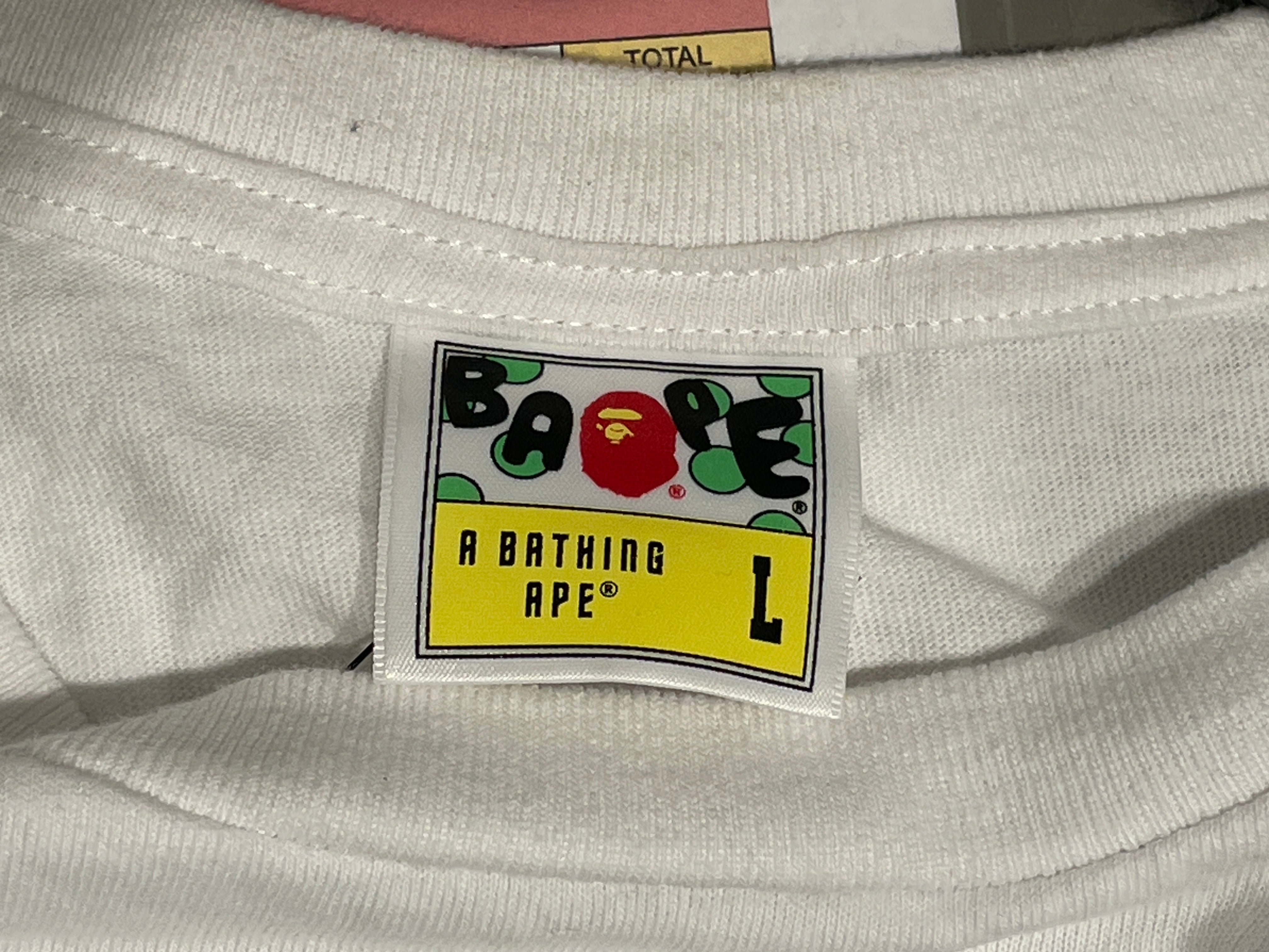 A BATHING APE/T-Shirt/Cotton/WHT/ view 3