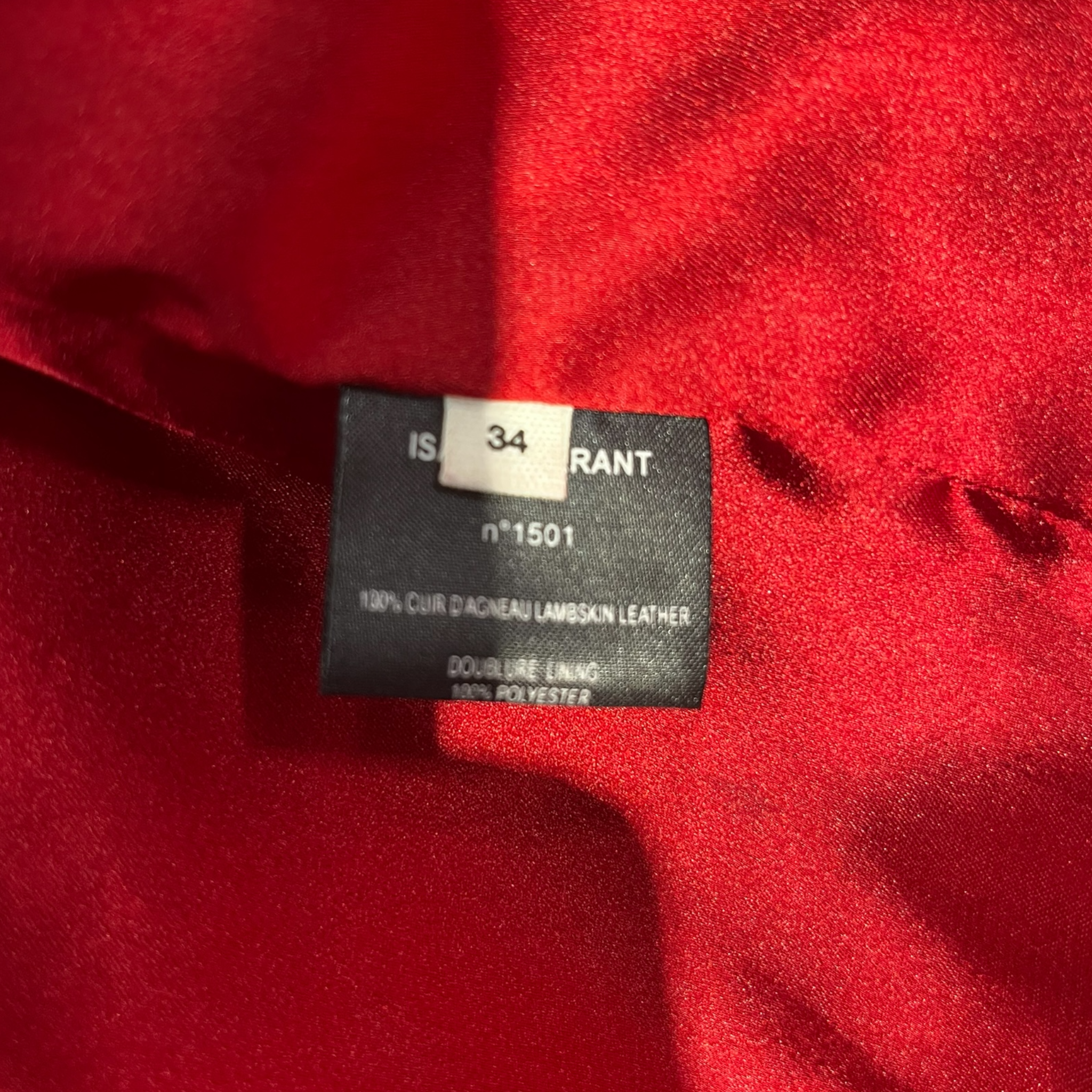 ISABEL MARANT ETOILE/Leather Jkt/34/Leather/BLK/Single Breasted/ view 4