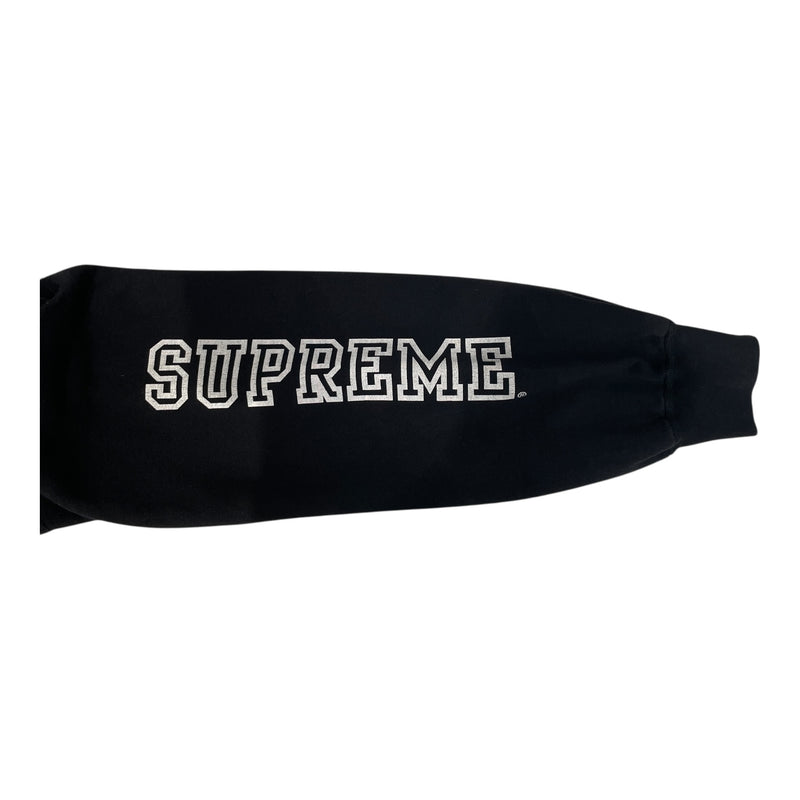 Supreme/Hoodie/L/Cotton/BLK/logo on sleeves & back