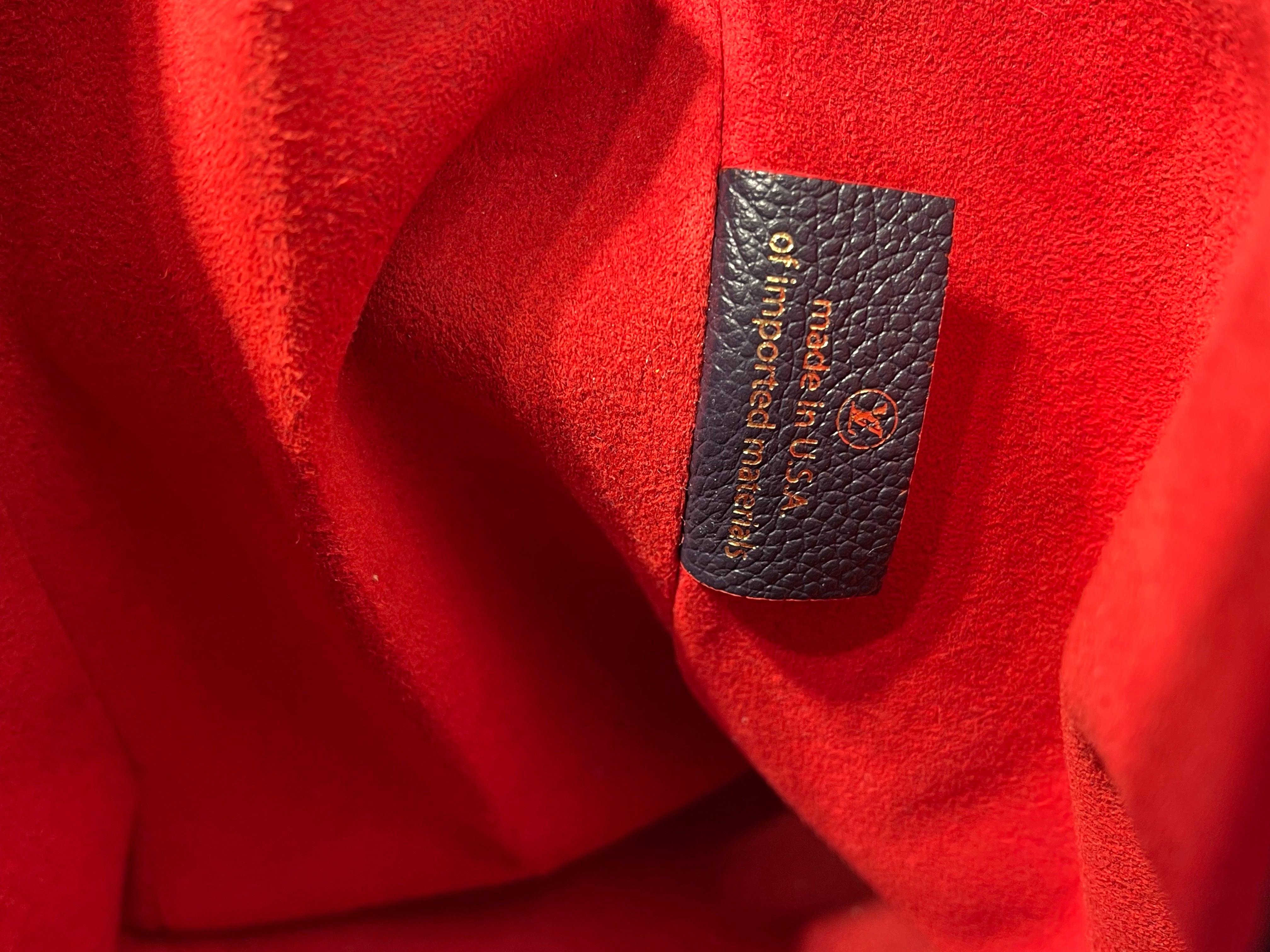 LOUIS VUITTON/Bag/Leather/NVY/VAVIN PM NAVY/RED view 11