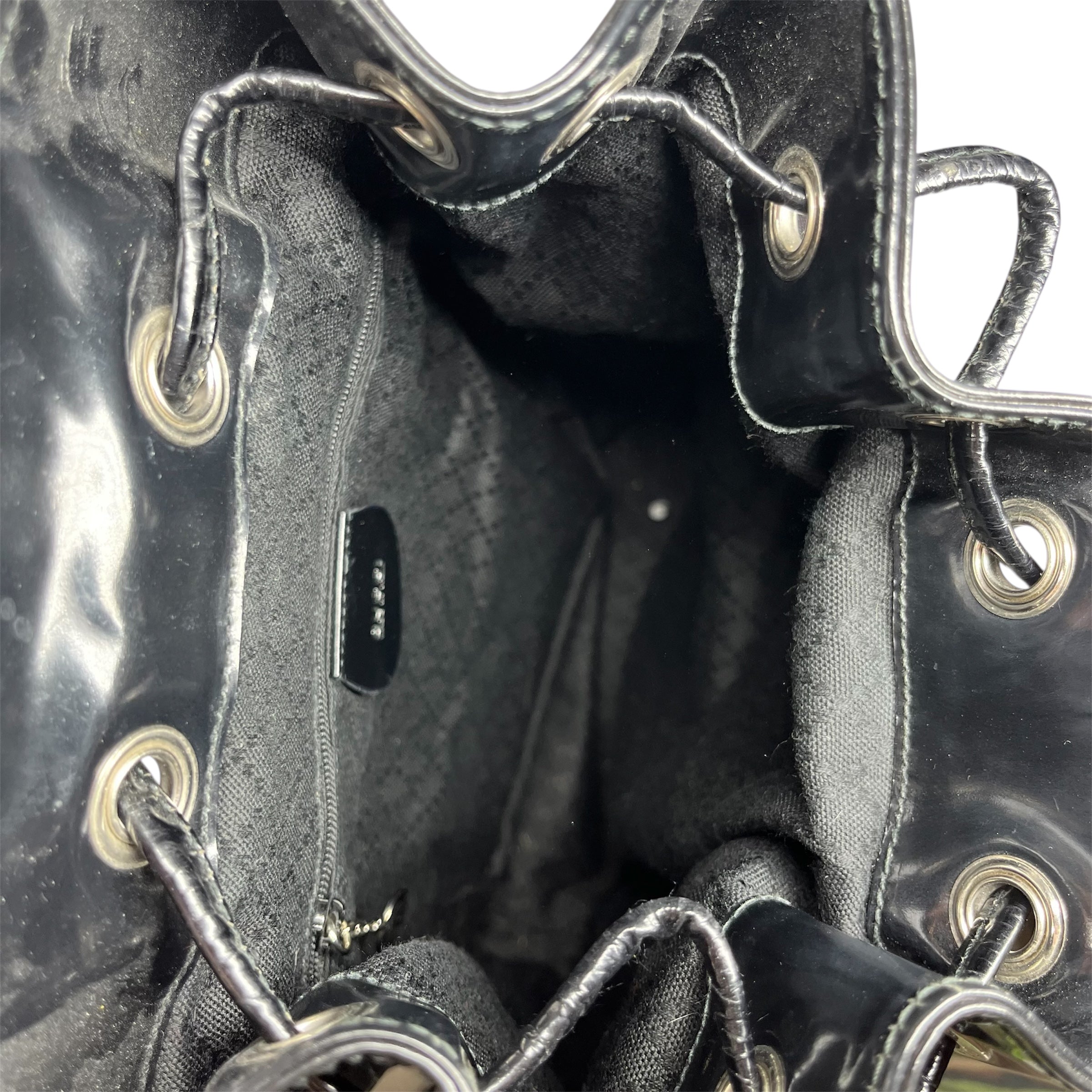 GUCCI/Bag/Nylon/BLK/BAMBOO DRAWSTRING BAG view 4