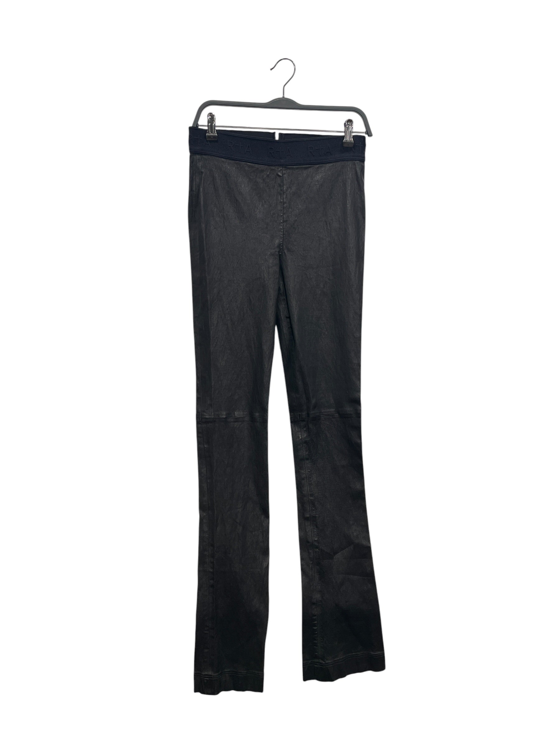 RtA/Skinny Pants/L/Lambskin/BLK/BACK ZIPPER view 1