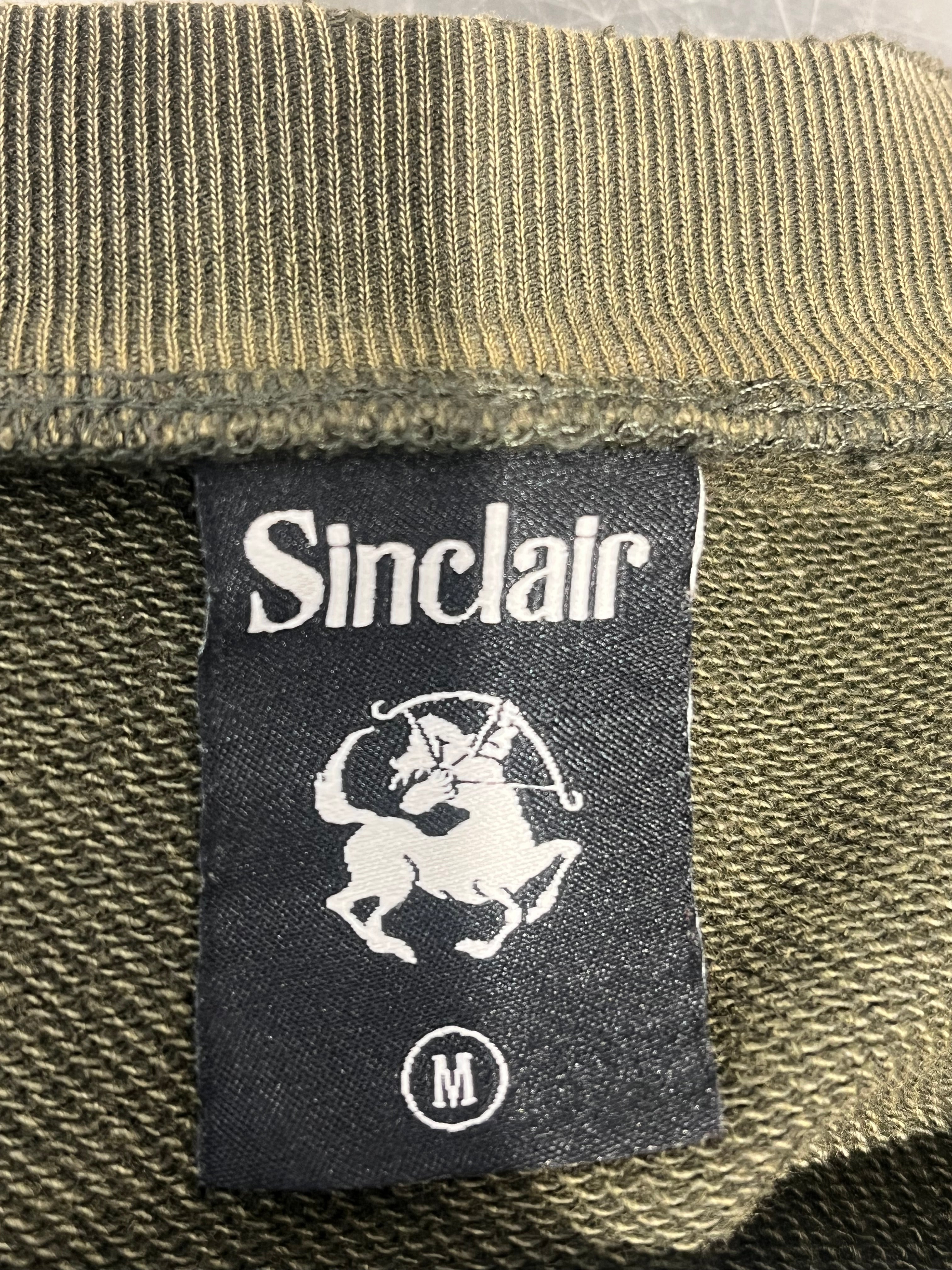 SINCLAIR/Sweatshirt/M/Cotton/GRN/GLOBAL DISTRESSED CREWECK view 3