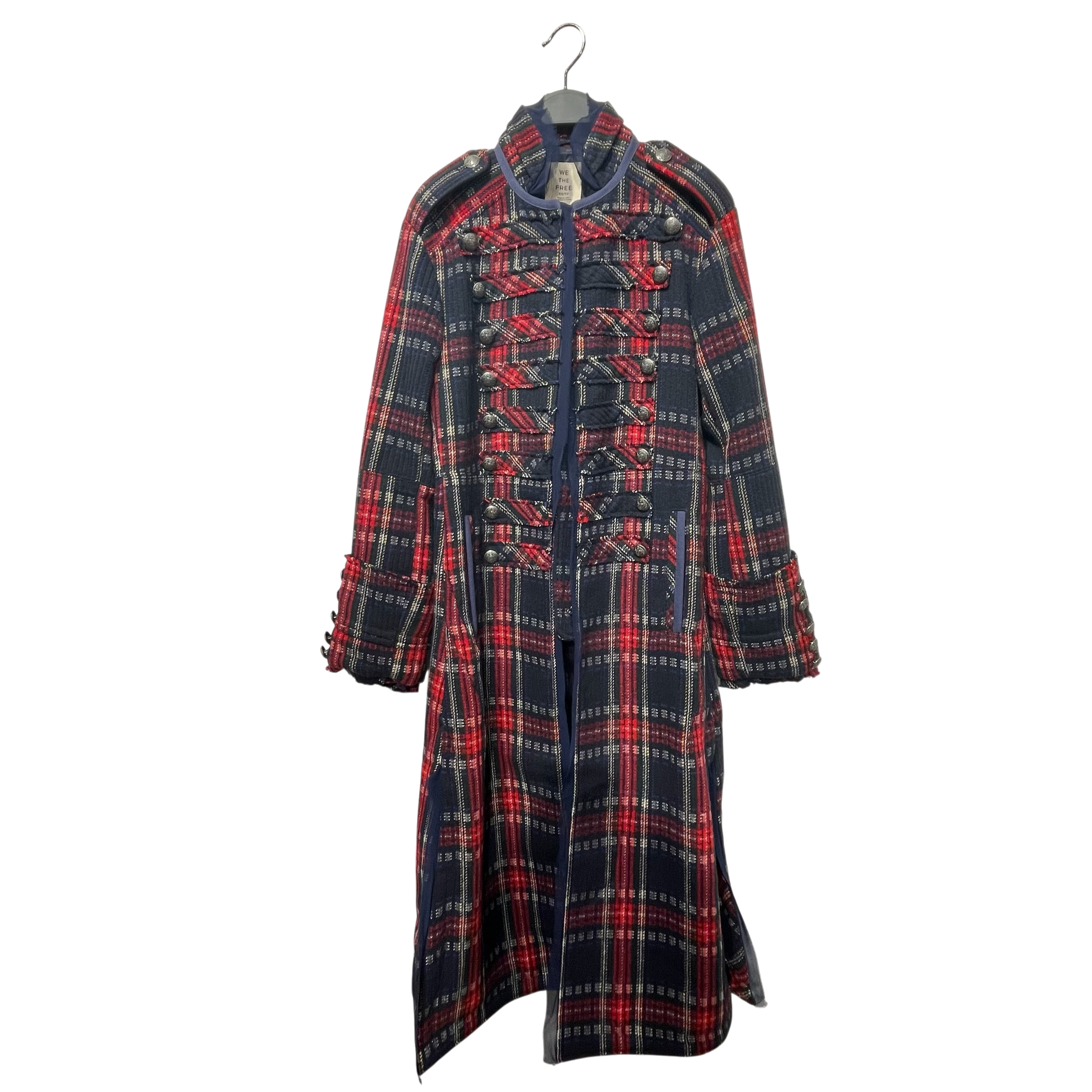 Free People/Peacoat/XS/Plaid/Polyester/MLT/Ace of Swords Coat view 1