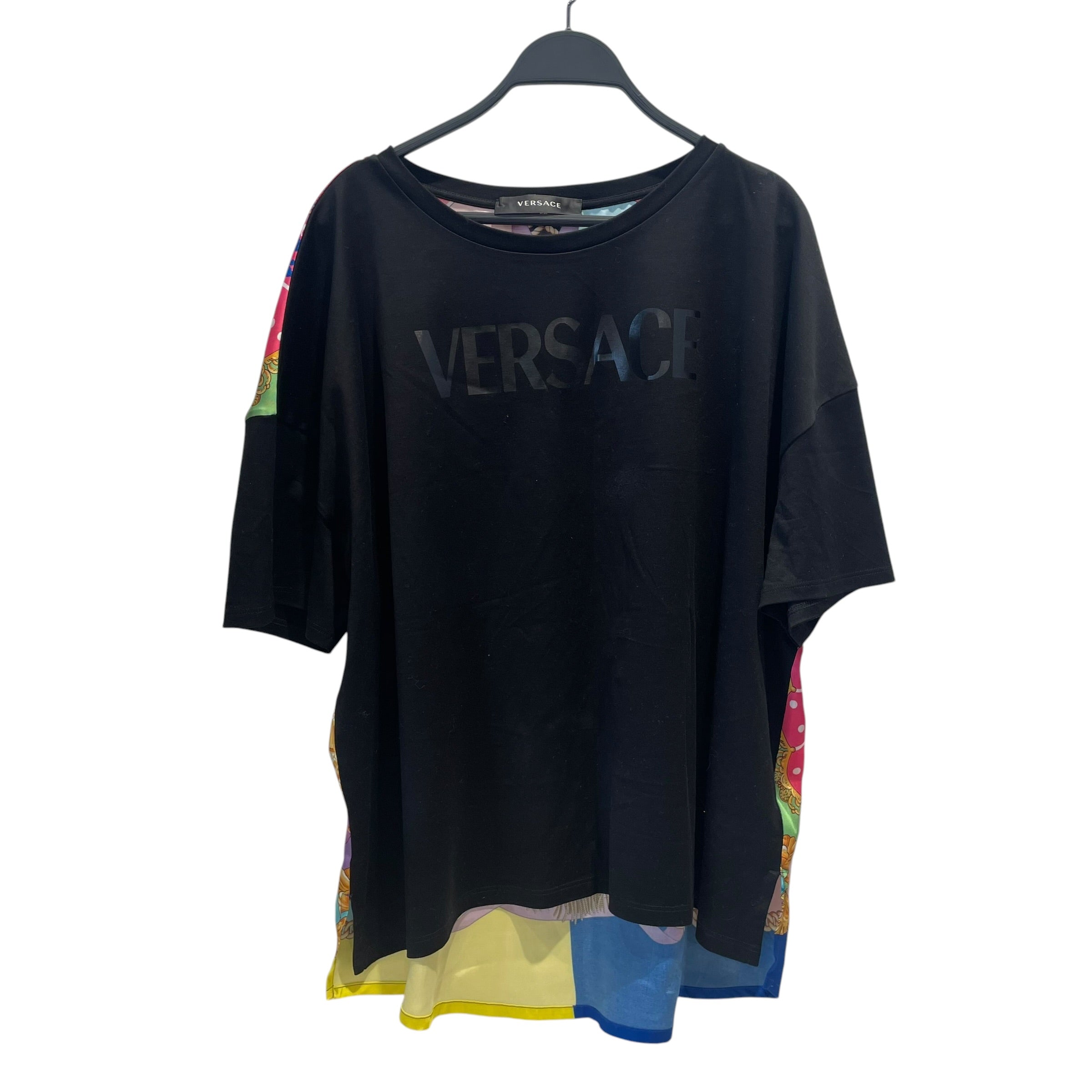 GIANNI VERSACE/T-Shirt/46/Cotton/BLK/VENTAGIL BACK DESIGN view 1