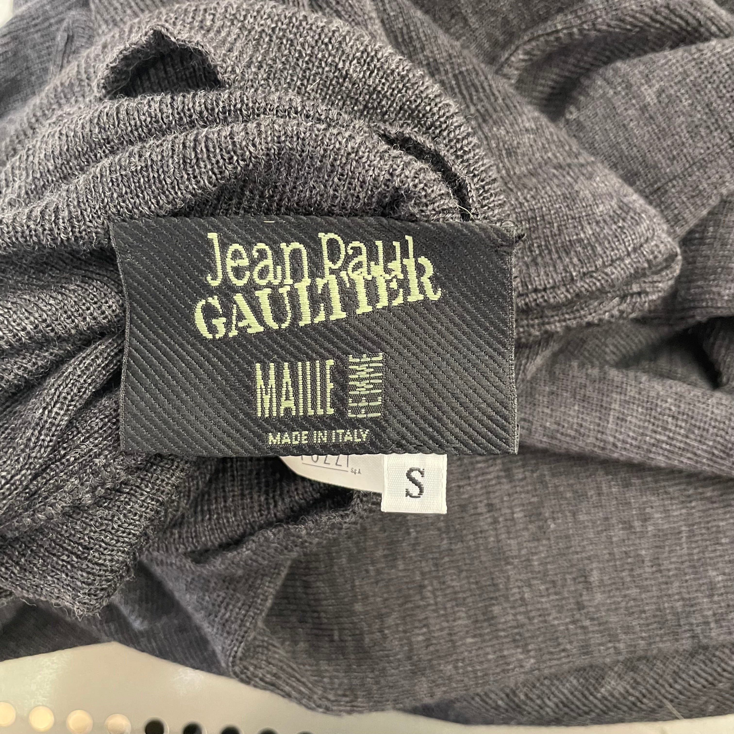 Jean Paul Gaultier/Tops/S/Wool/GRY/maille knit view 3