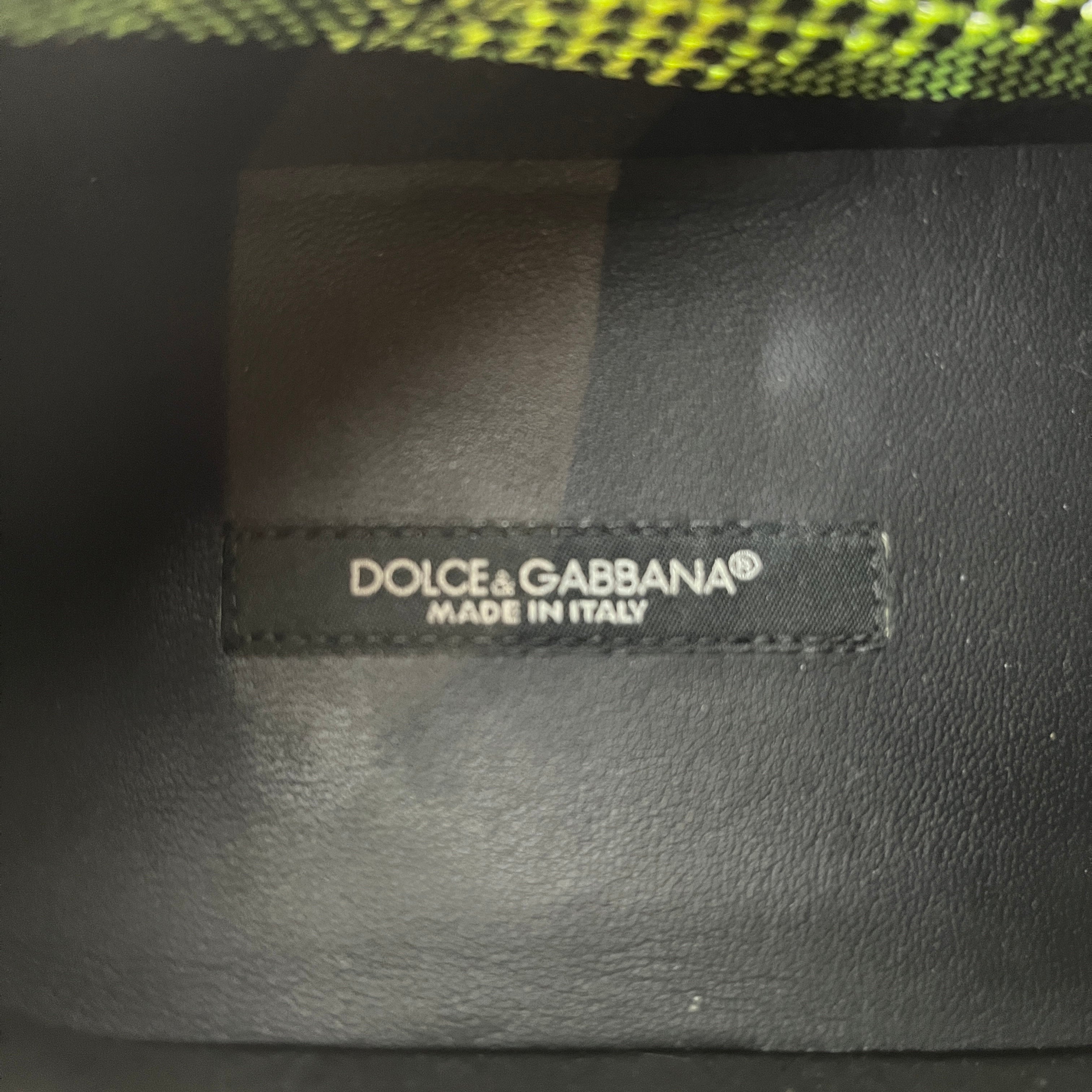 DOLCE&GABBANA/Low-Sneakers/EU 44/Cotton/BLK/sorrento sneakers view 3