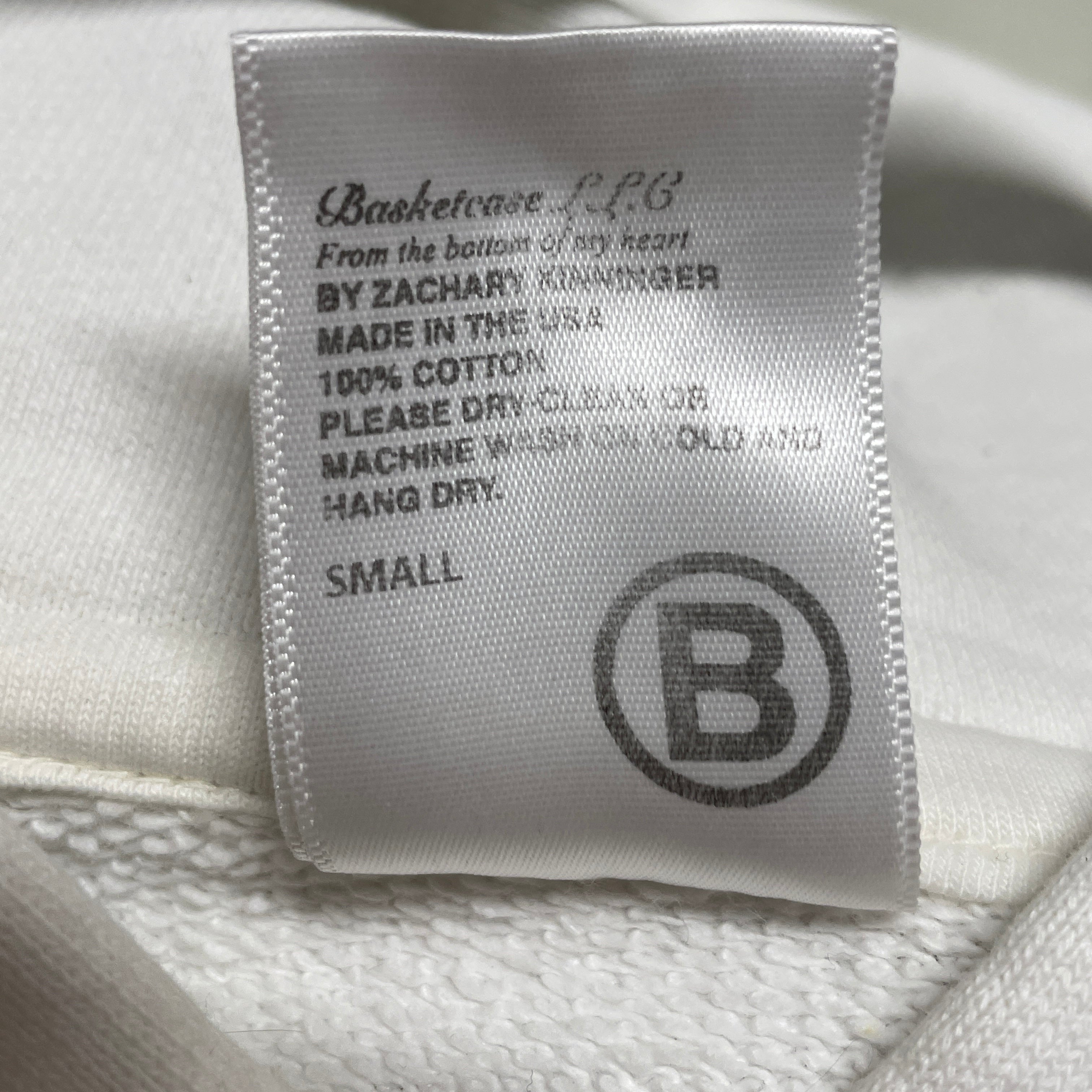 basketcase gallery/Hoodie/S/Graphic/Cotton/WHT/ponies red eyes view 4