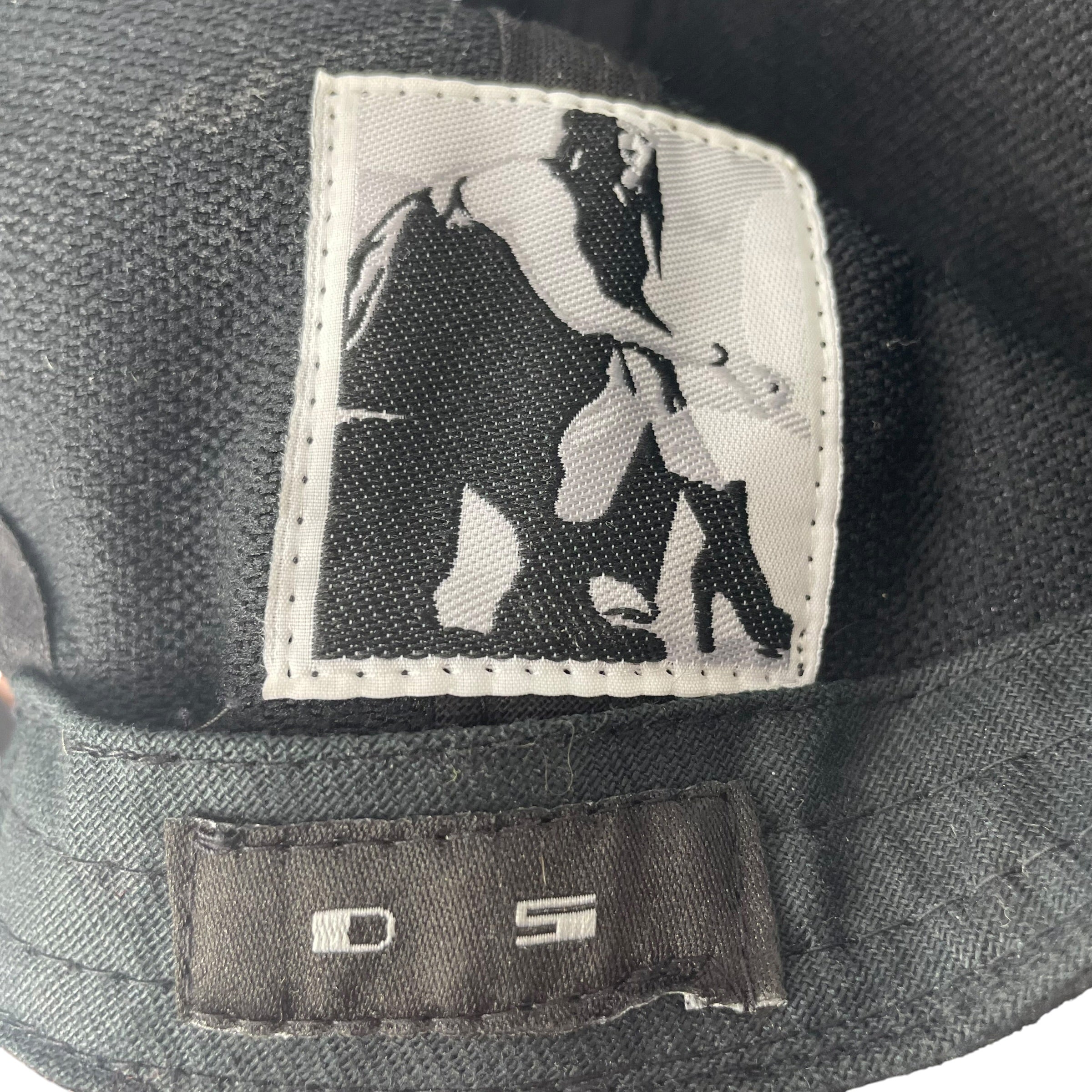 RICK OWENS DRKSHDW/Hat/Cotton/BLK/M's/WAXED BASEBALL/DS 3401 view 4