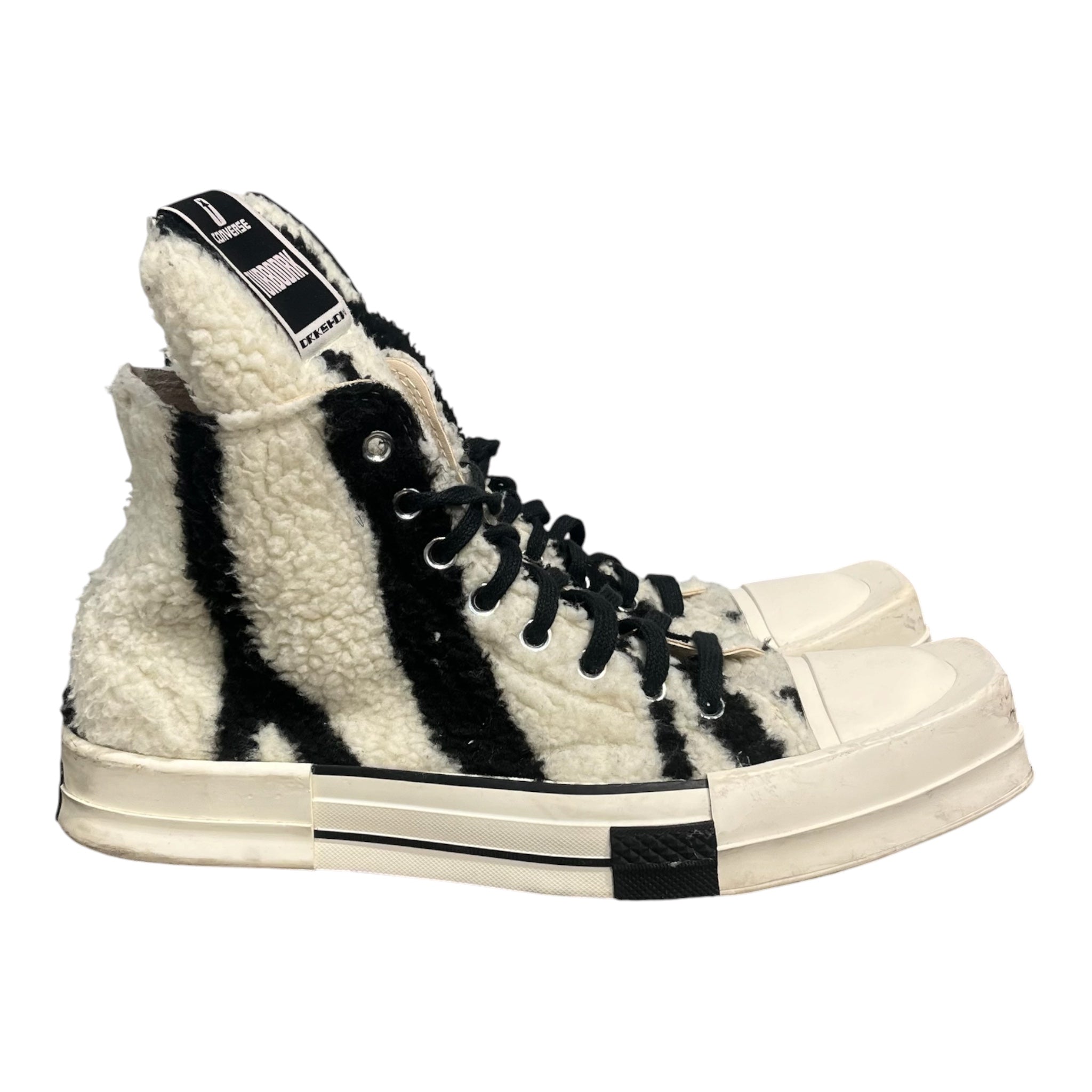 CONVERSE/RICK OWENS DRKSHDW/Hi-Sneakers/US 10/WHT/CHUCK HIGH view 2