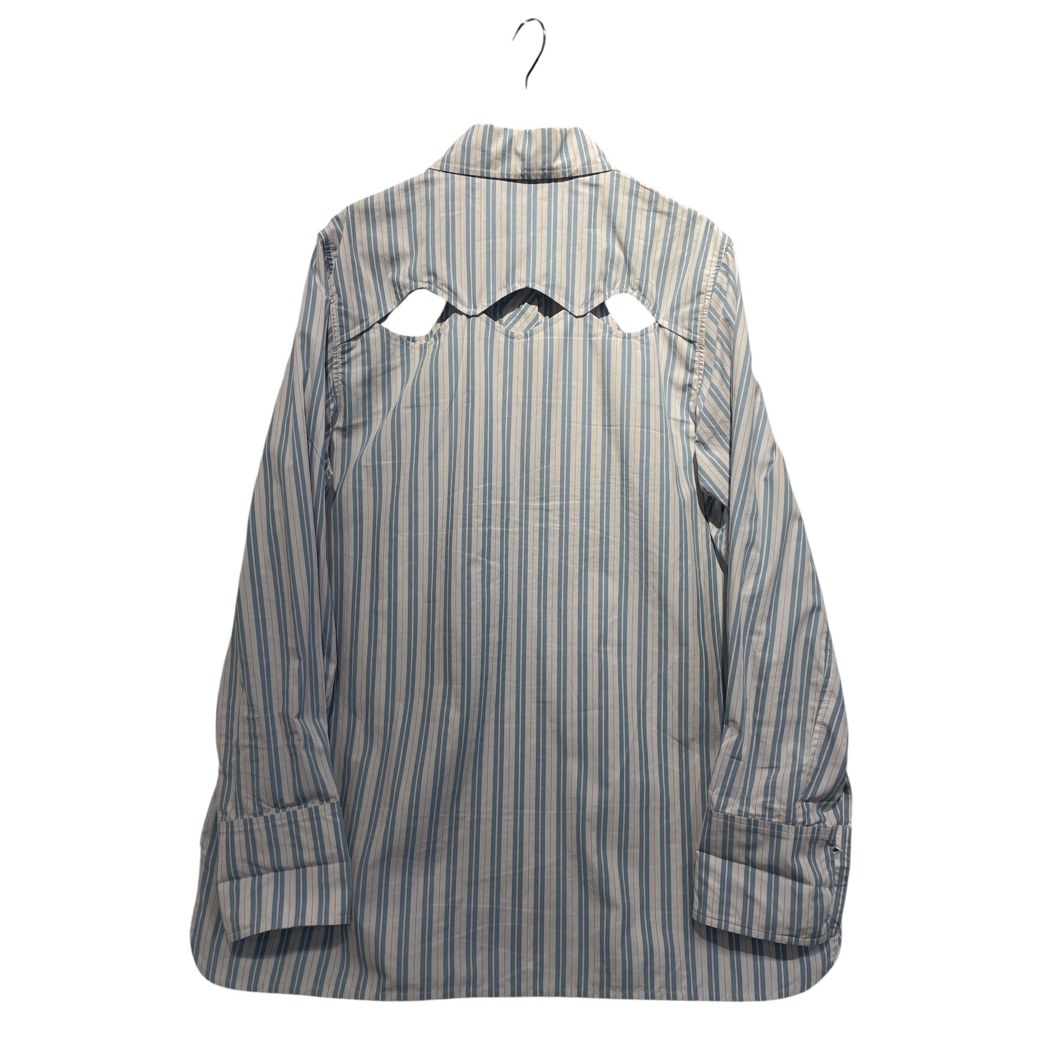 GANNI/3|4S Shirt/40/Stripe/Cotton/BLU/ view 2