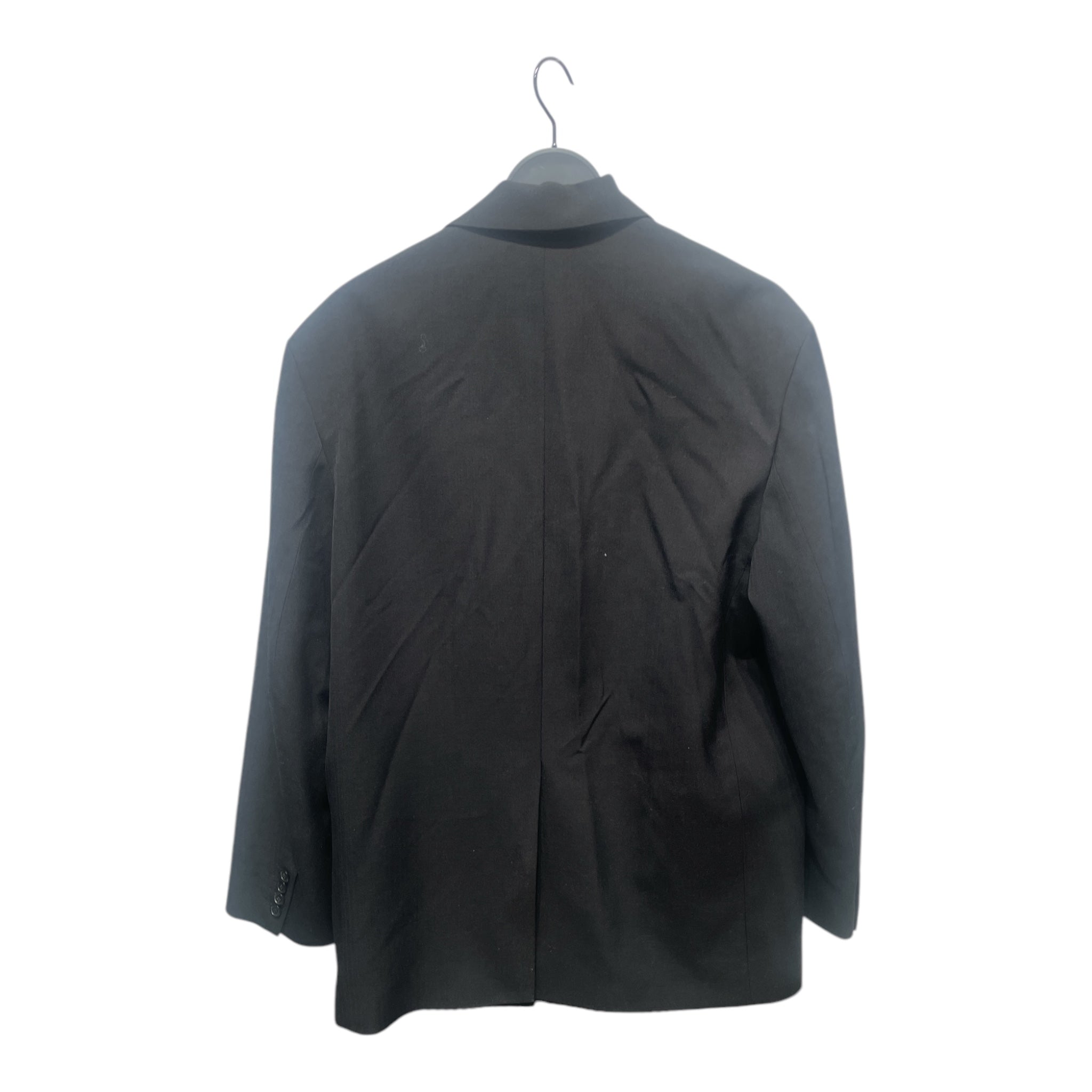 Acne Studios/Suits/44/Stripe/Polyester/BLK/black two button blazor view 2