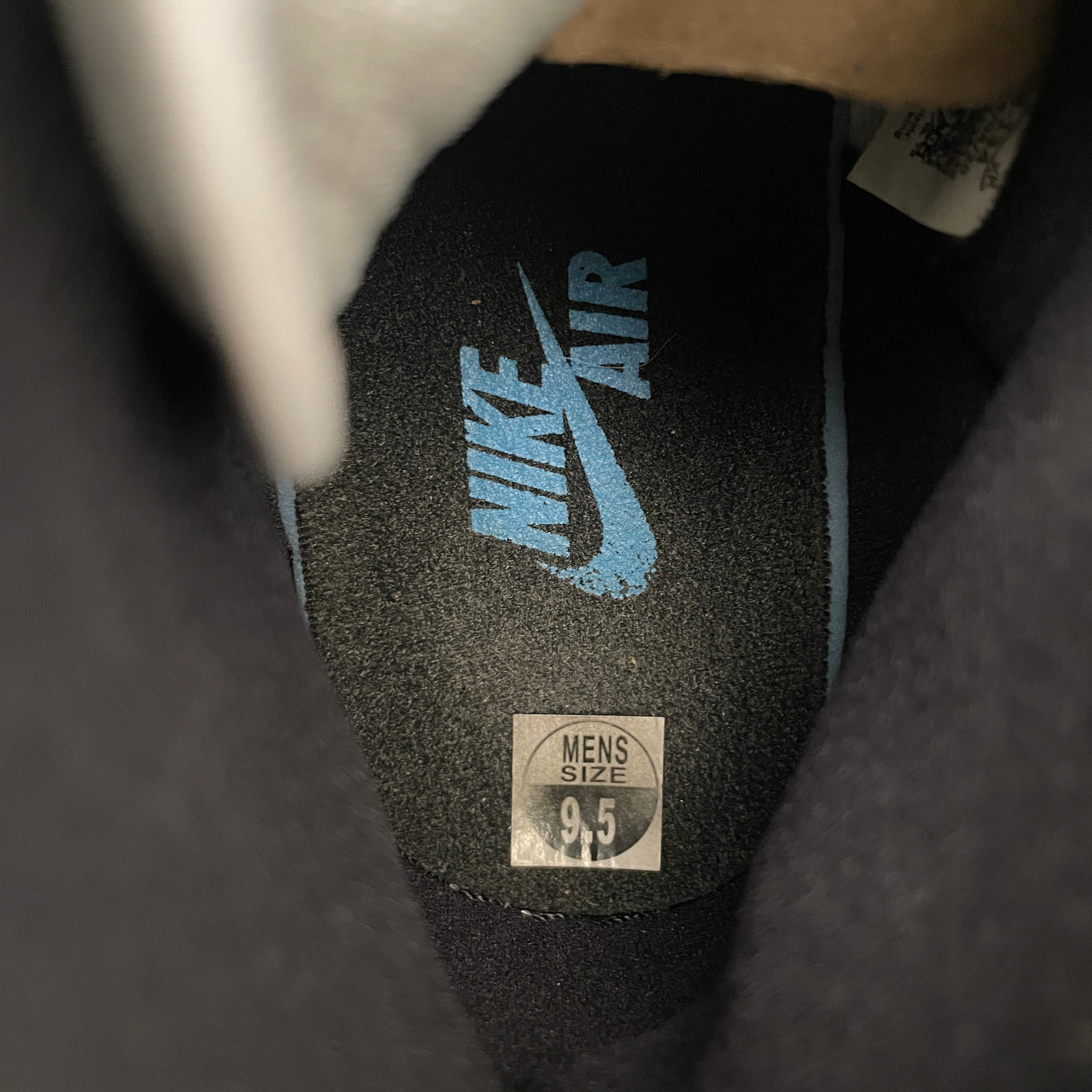 NIKE/Hi-Sneakers/US 9.5/Acrylic/BLU/UNIVERSITY BLUE view 3