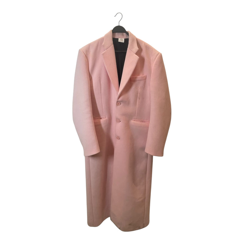 VETEMENTS/Trench Coat/S/Rayon/PNK/UE63CO160P