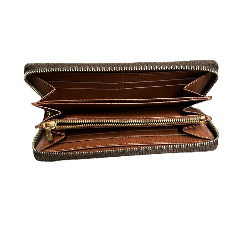 LOUIS VUITTON/Long Wallet/Leather/BRW/Zippy Wallet