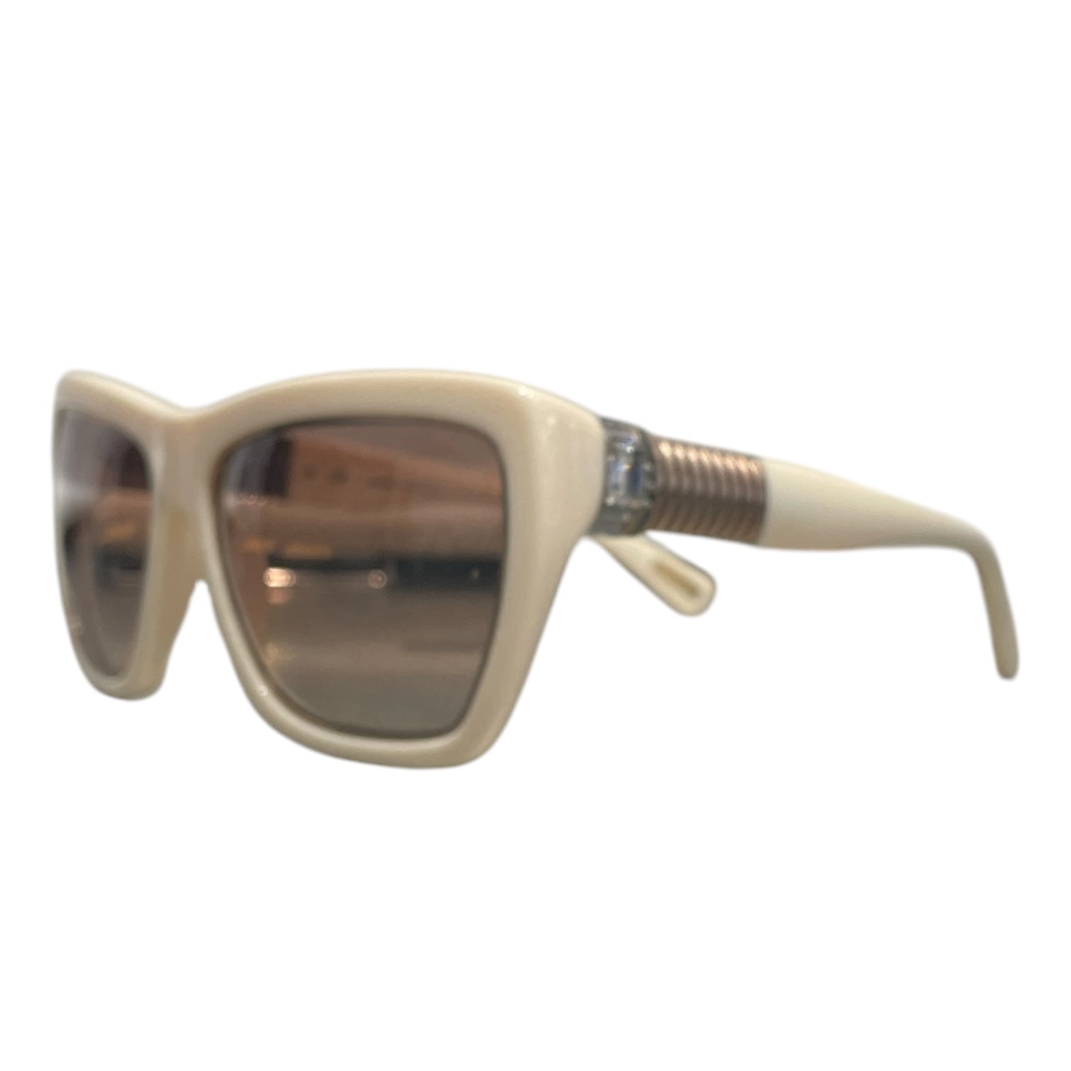 LANVIN/Sunglasses/Plastic/CRM/L's/SLN 557S gems view 2
