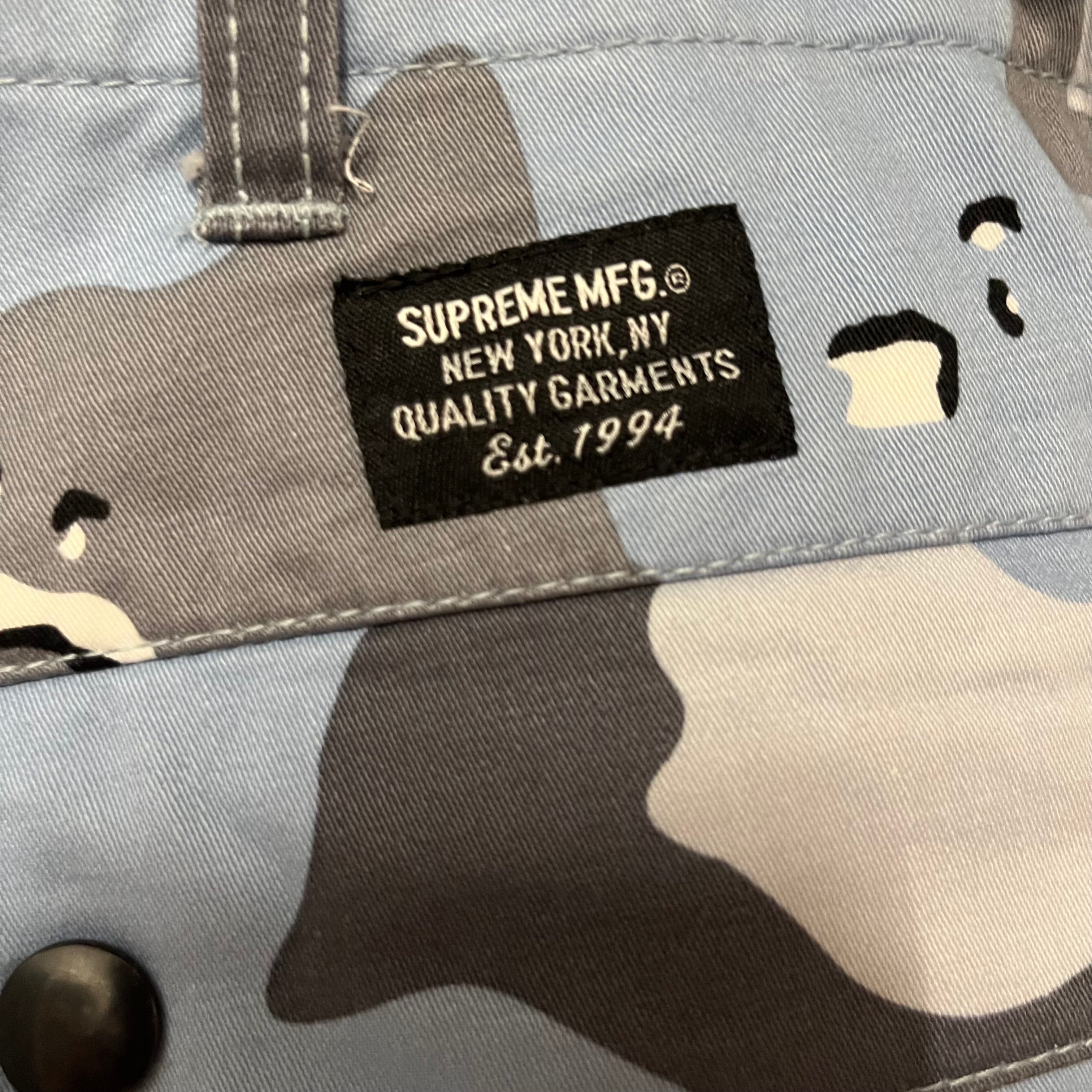 Supreme/Shorts/32/Cotton/BLU/Camouflage/light blue view 4