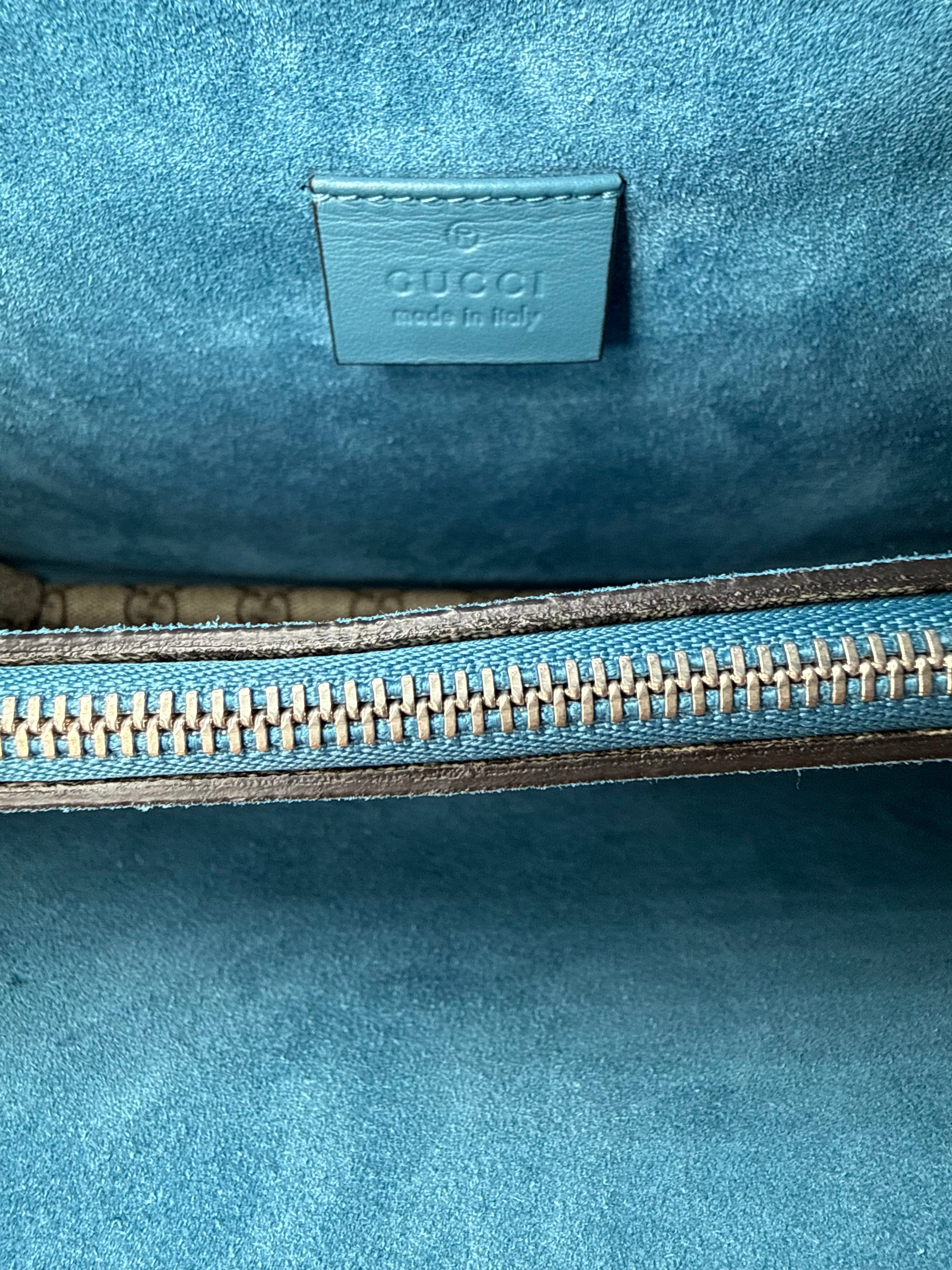 GUCCI/Bag/Monogram/Leather/MLT/TIGER FLOWER PATCHES view 6
