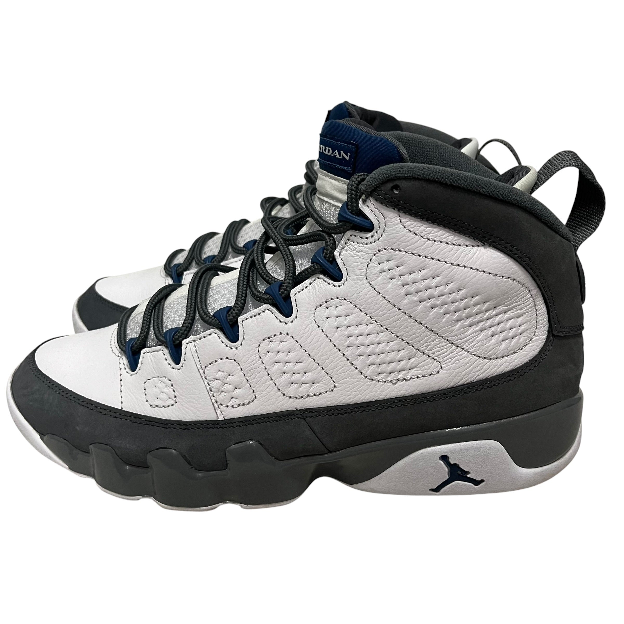 JORDAN BRAND/Hi-Sneakers/US 9.5/WHT/flint 9s view 6